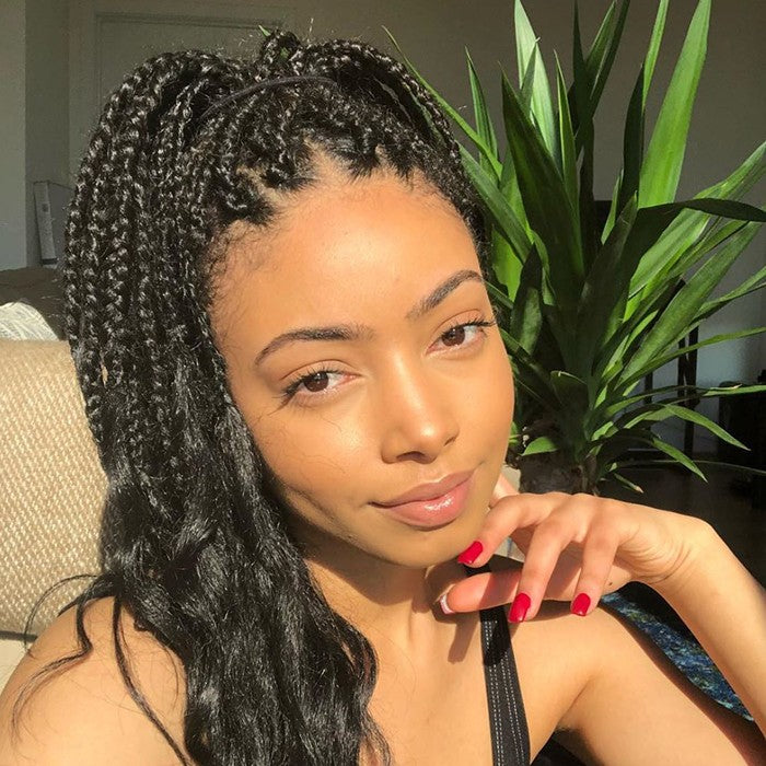 Get Gorgeous Bohemian Box Braids: Discover the Perfect Hair for a Stunning Look!