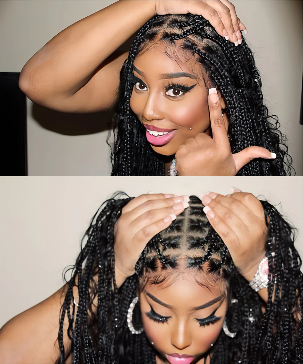 Knotless Box Braids vs. Box Braids JALIZA