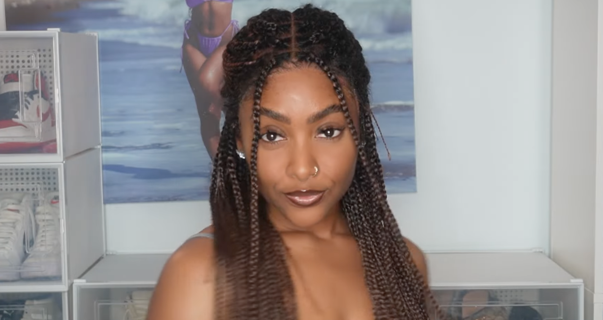 Pre Bleached Knots Braided Wigs