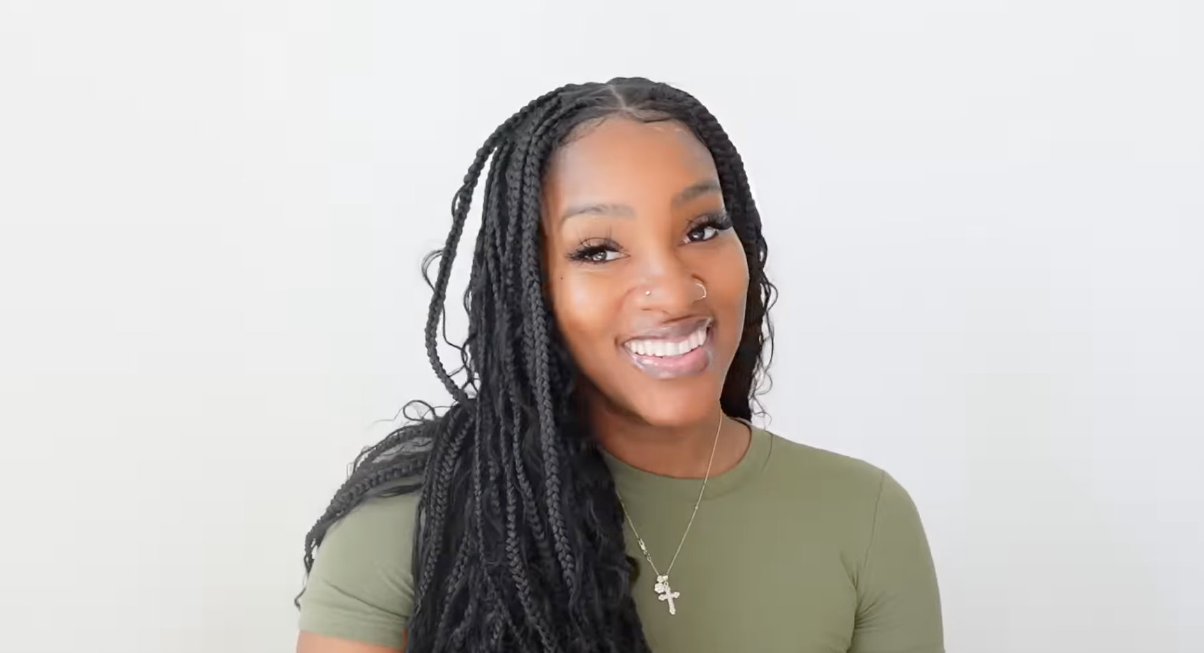 Human Hair Boho Braided Wigs