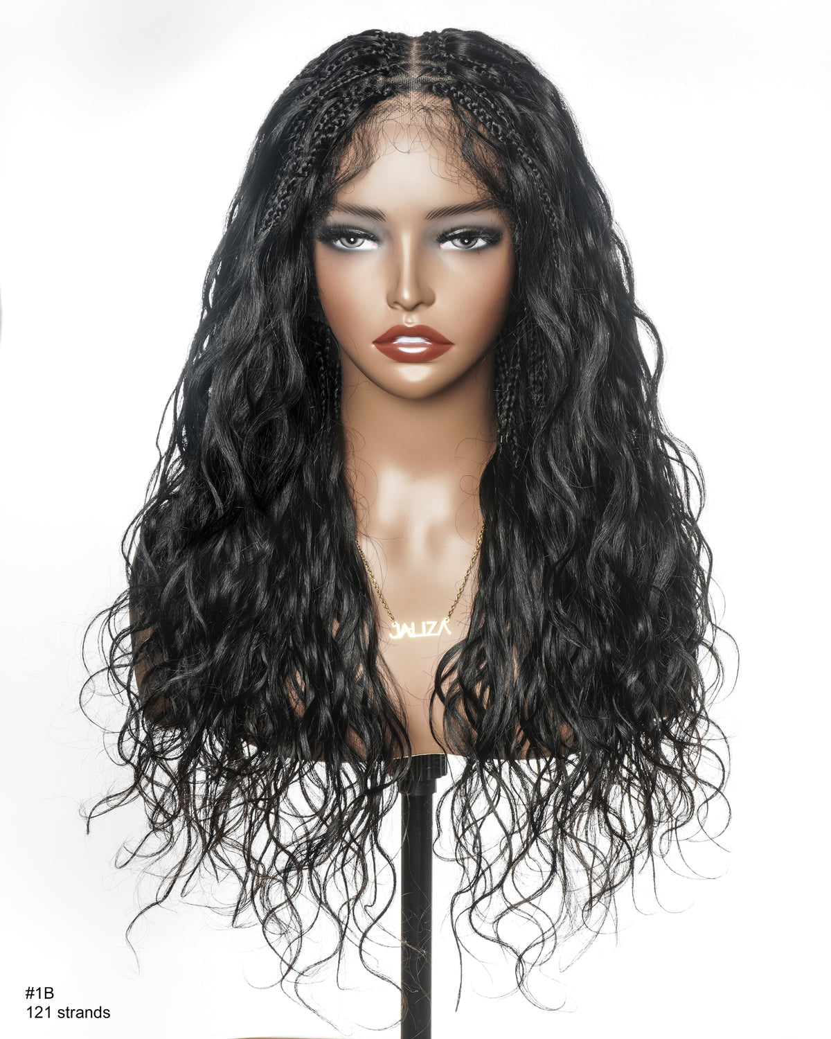 Michelle - 26" 100% Virgin Human Hair HD Pre Bleached Full Lace Bora Bora Body Wave Boho Box Braided Wig