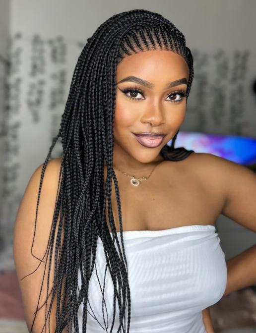 jaliza 26” Full Lace 13x1 HD Cornrow Box Braids Wig – JALIZA