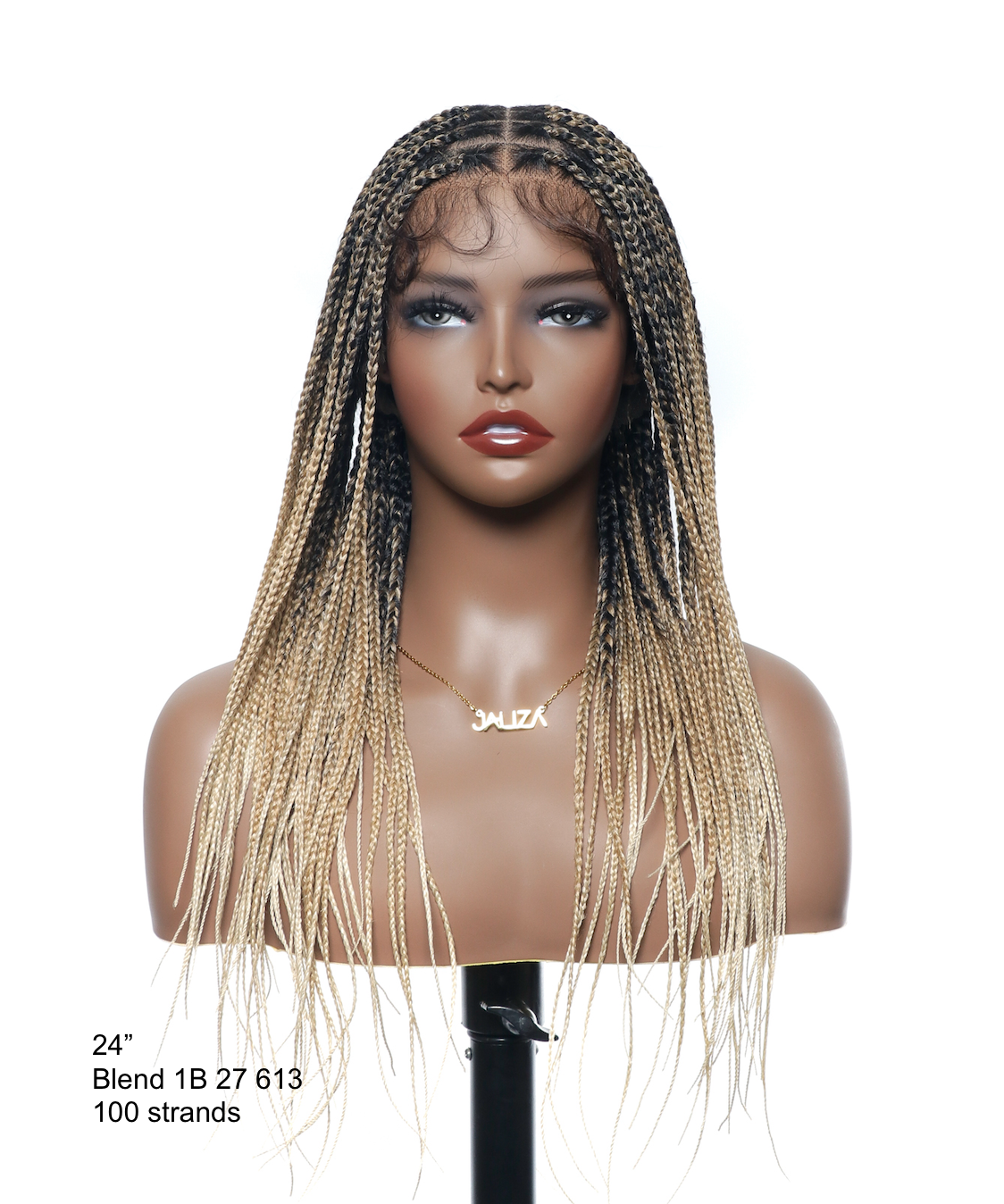 HD Full Lace Knotless Box Braided Wig