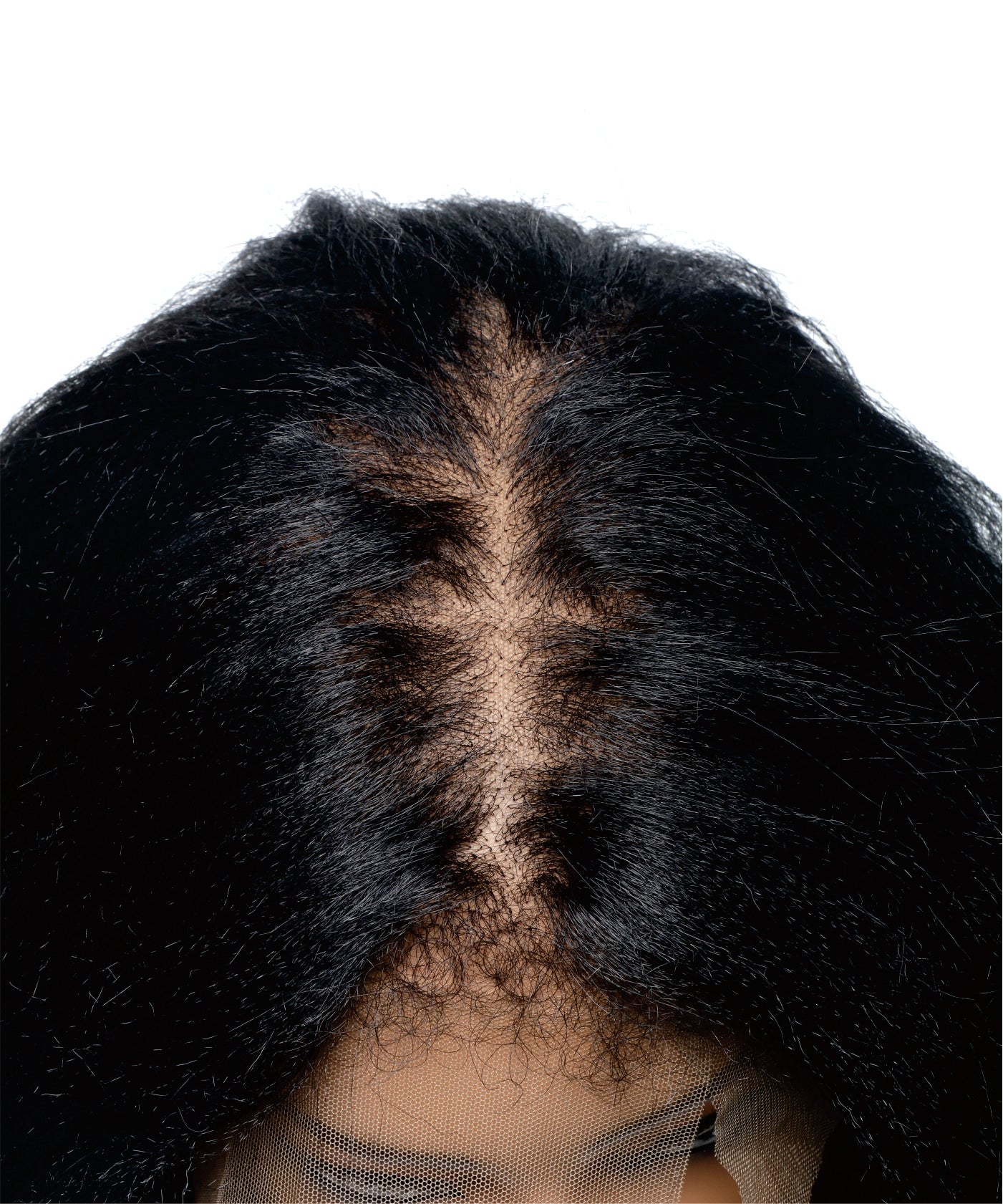 100% Hand-Tied Pre Parted Full Lace HD Wig Cap for Hair Braiding - Suitable for Alopecia Men & Women