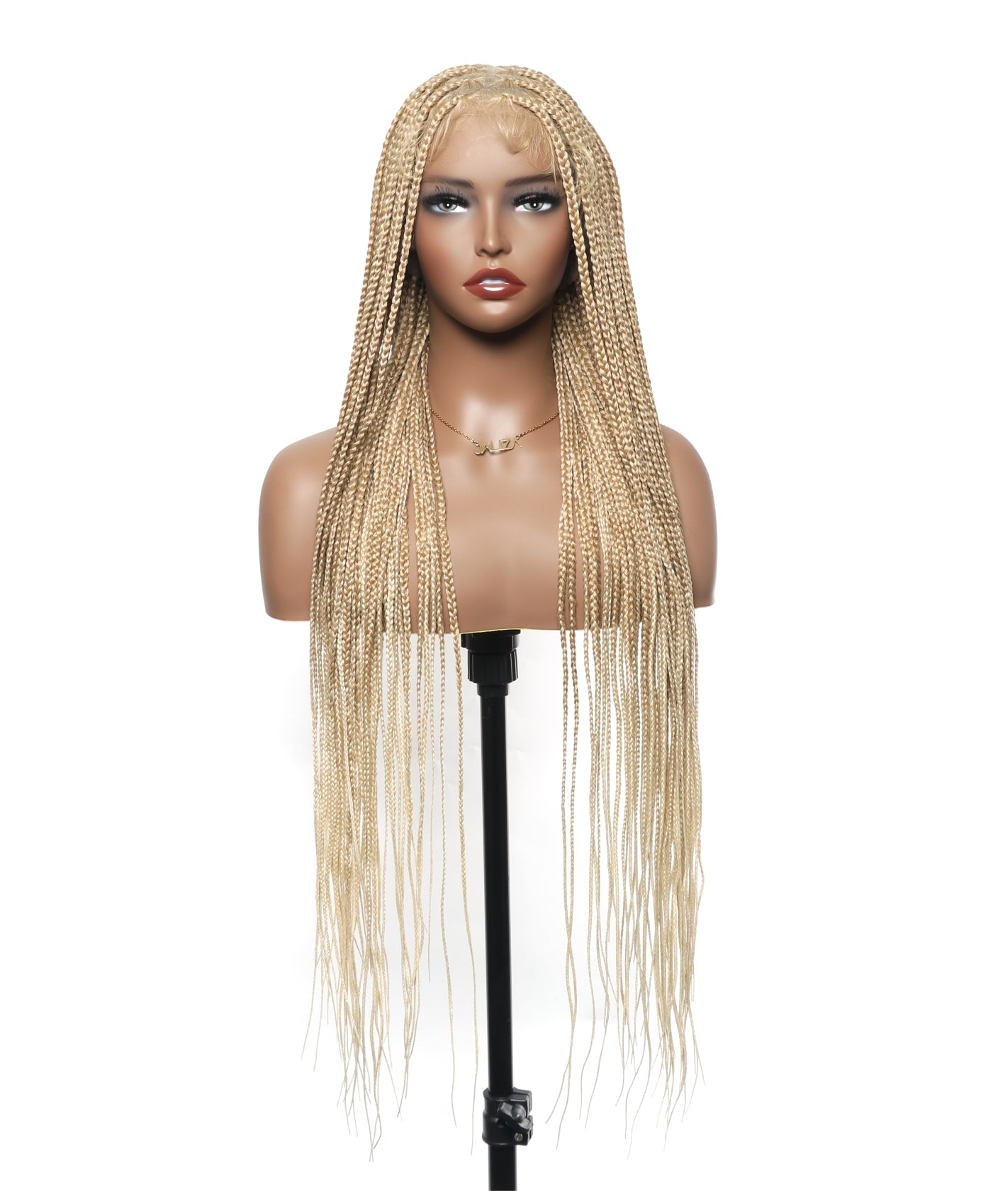 48" Lightweight Knotless HD Full Lace Box Braided Wig