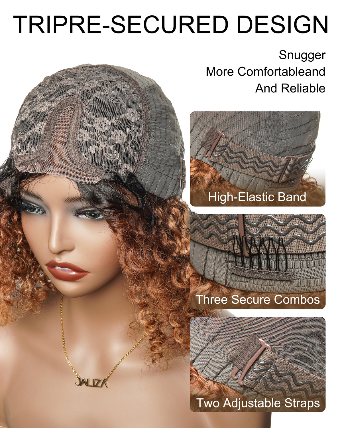 14" 100% Virgin Human Hair Deep Wave Bob Glueless Pre Cut Pre Bleached HD Lace Wear to Go (for US Market Only)