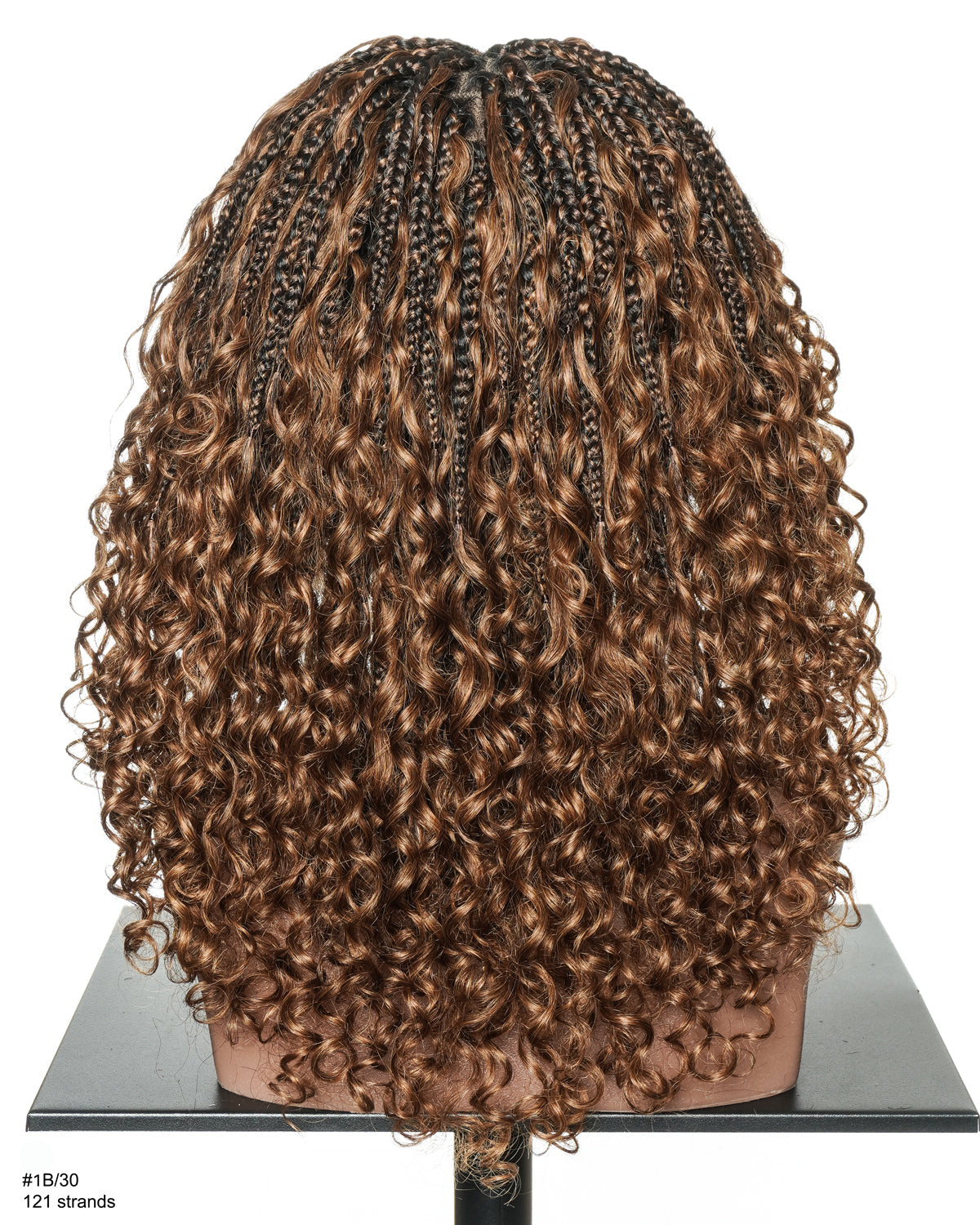 Cleo - 16" The Golden Globe Cut Glueless Swiss HD Full Lace Water Wave Boho Braided Wig