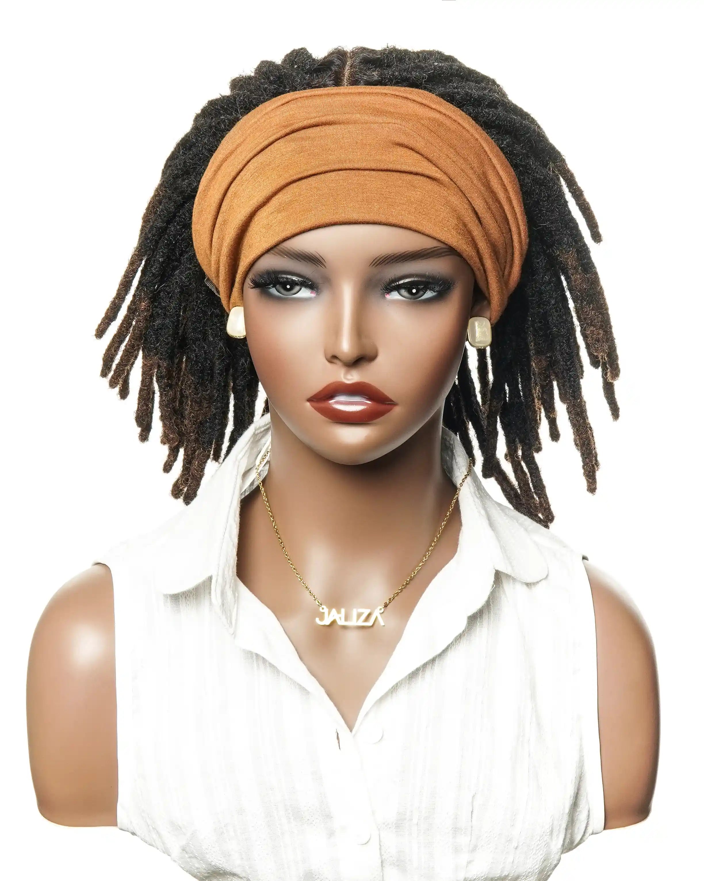 12" Salon Level Dreadlock 100% Human Hair Pre Bleached Swiss HD Full Lace Wig (Single braid is 6.5"-8.2")