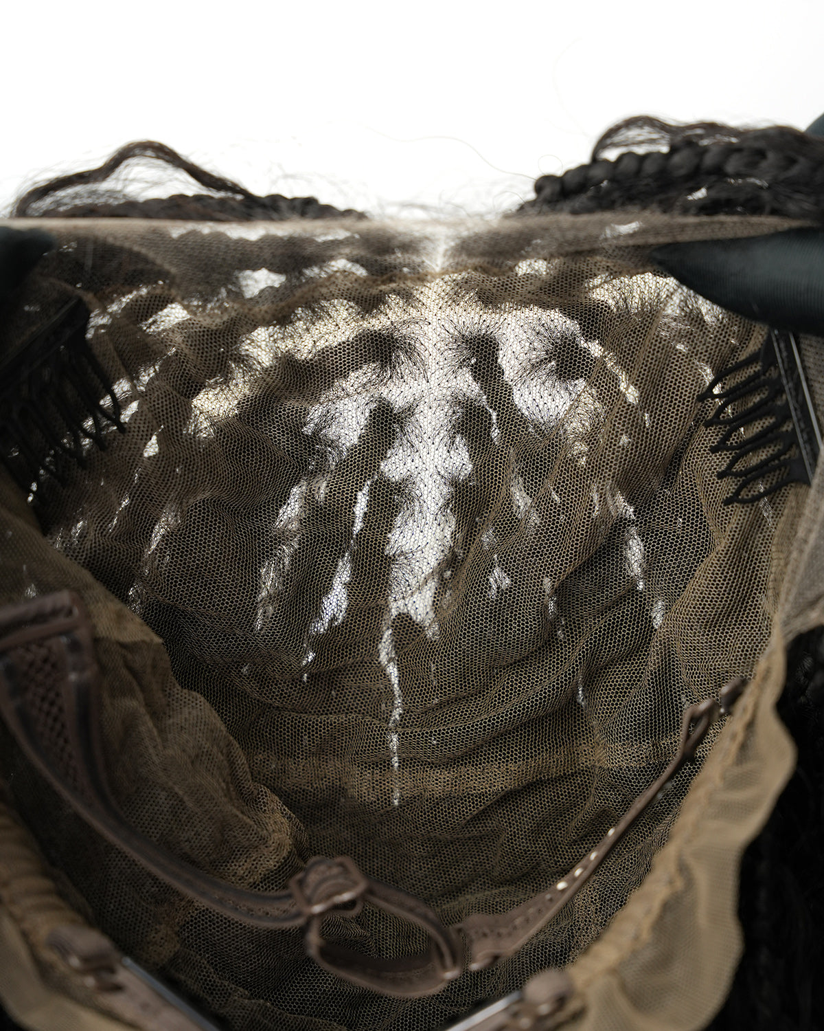 Makeda - 28" Kinky Straight Virgin Human Hair Ultra Full Boho Box Braided Wig