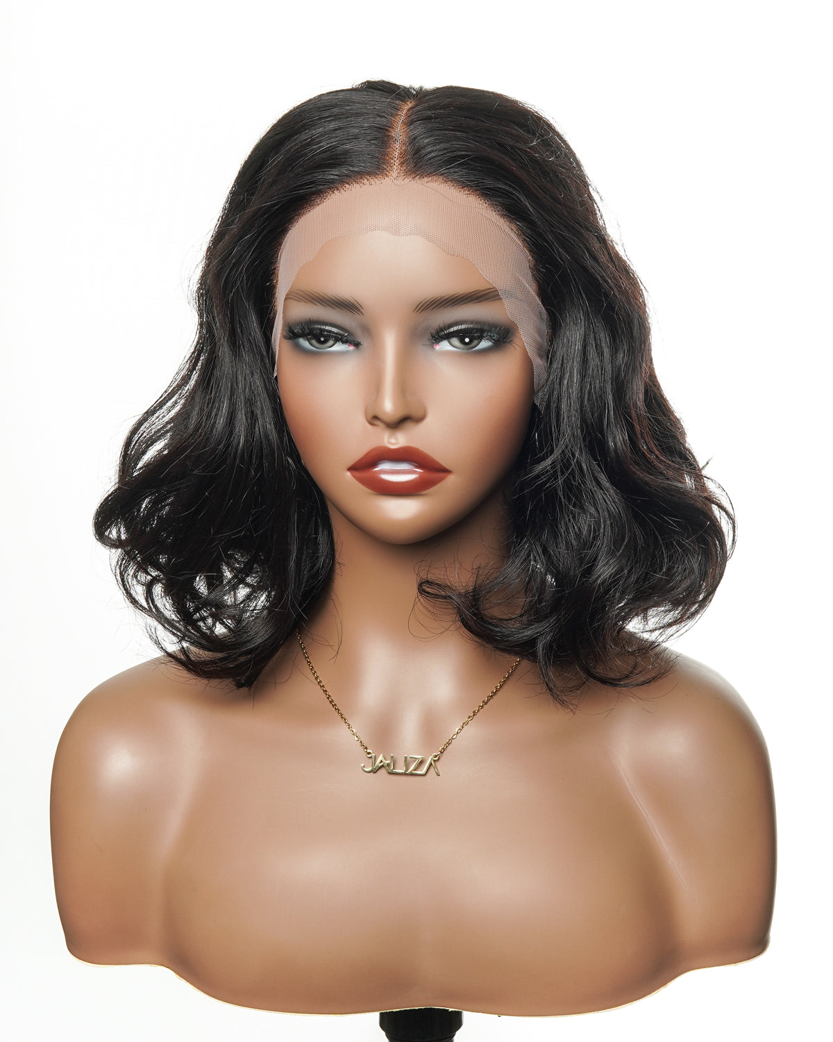 12" 100% Virgin Human Hair Deep Wave Glueless HD Lace Wig - Pre Bleached, Pre Plucked (for US Market Only)