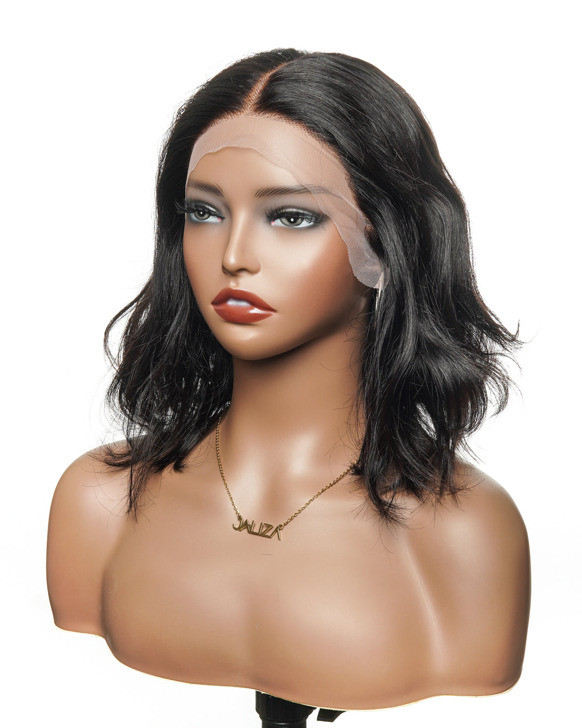 12" 100% Virgin Human Hair Deep Wave Glueless HD Lace Wig - Pre Bleached, Pre Plucked (for US Market Only)