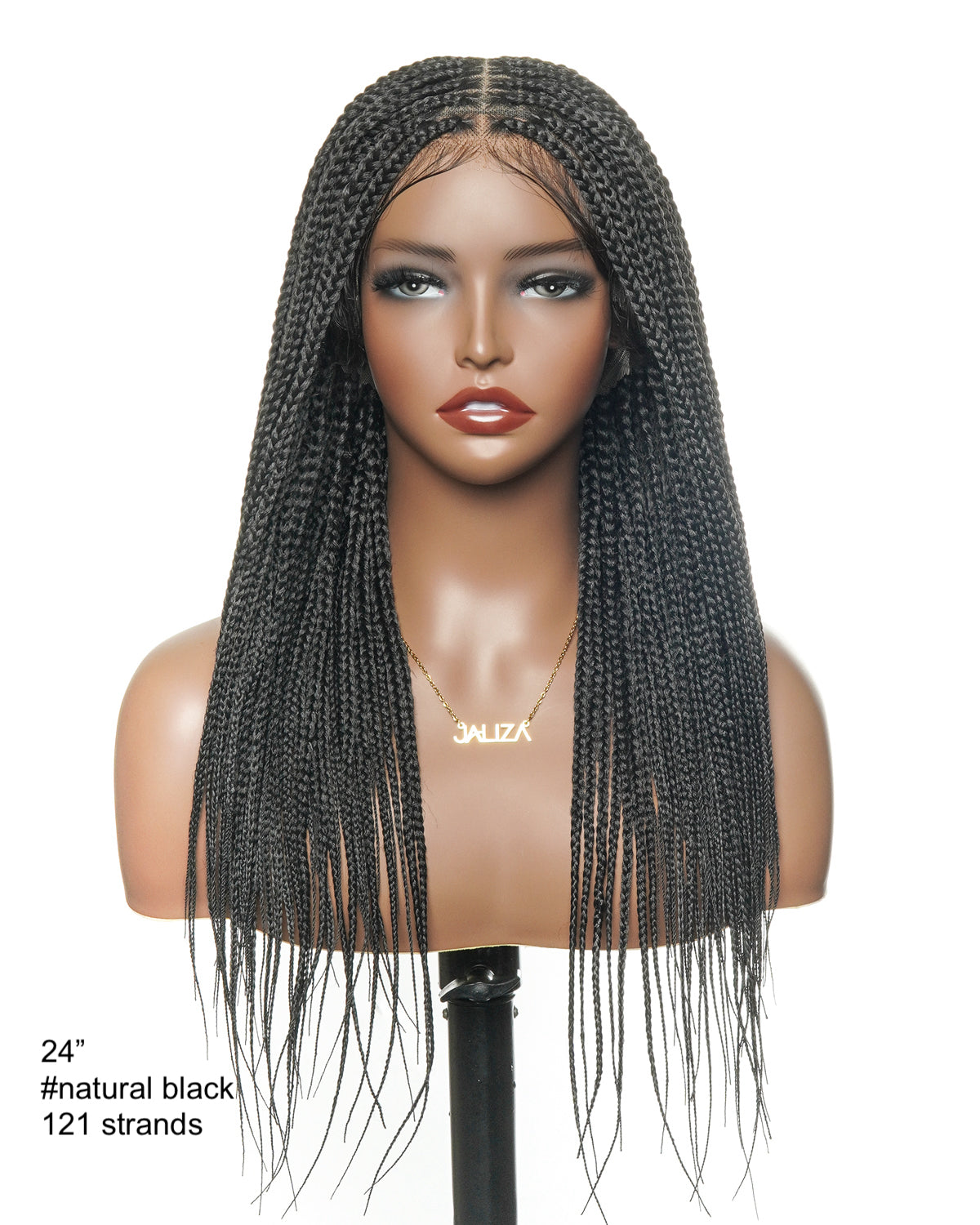 HD Full Lace Knotless Box Braided Wig