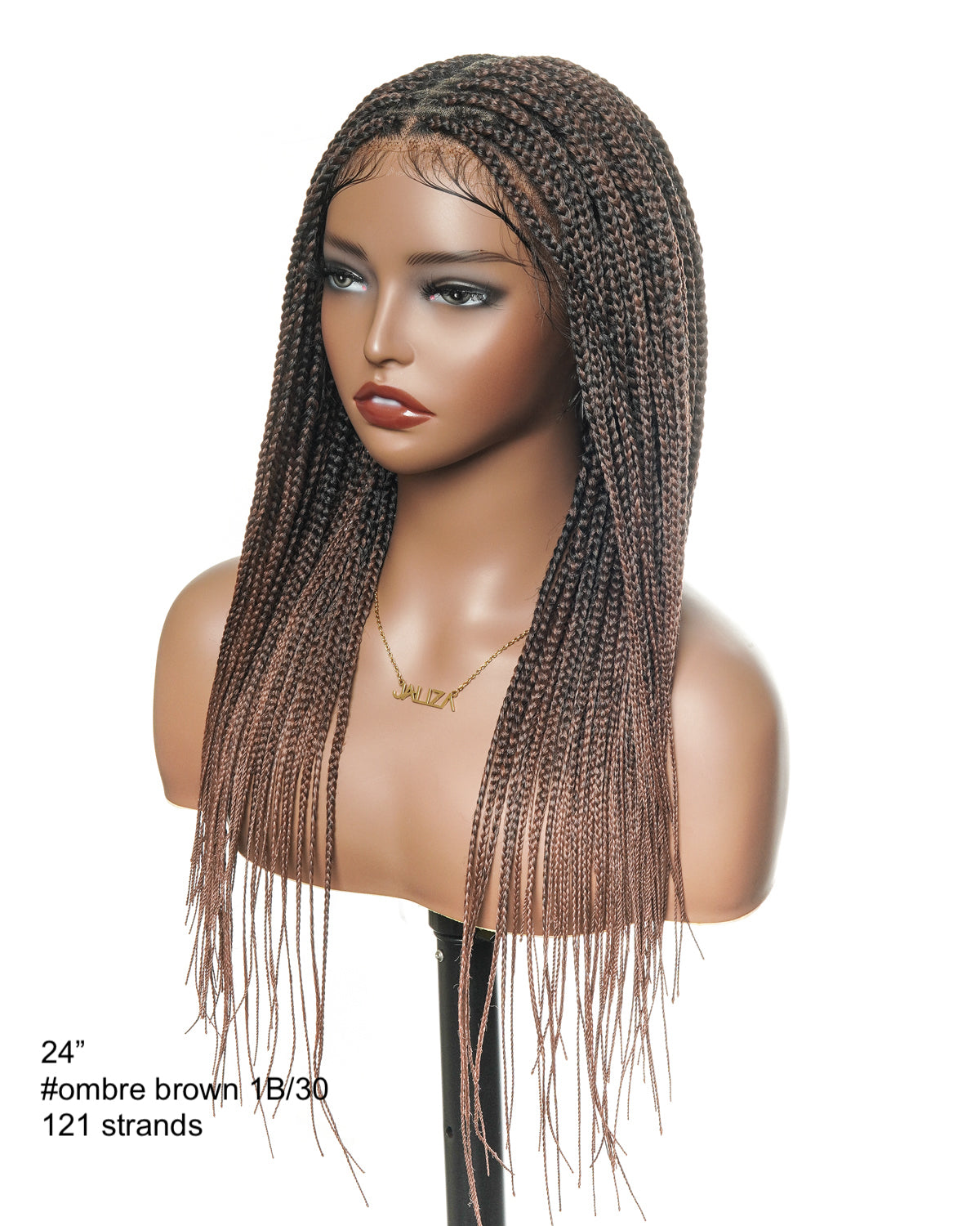 HD Full Lace Knotless Box Braided Wig