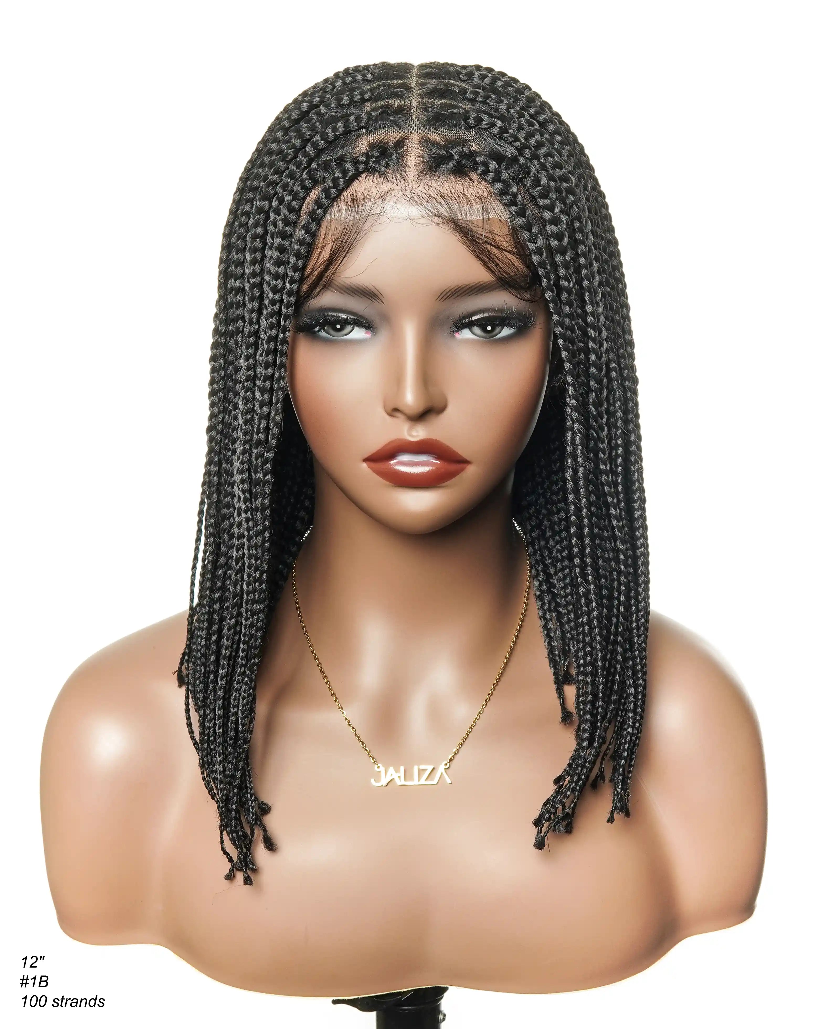 HD Full Lace Knotless Box Braided Wig
