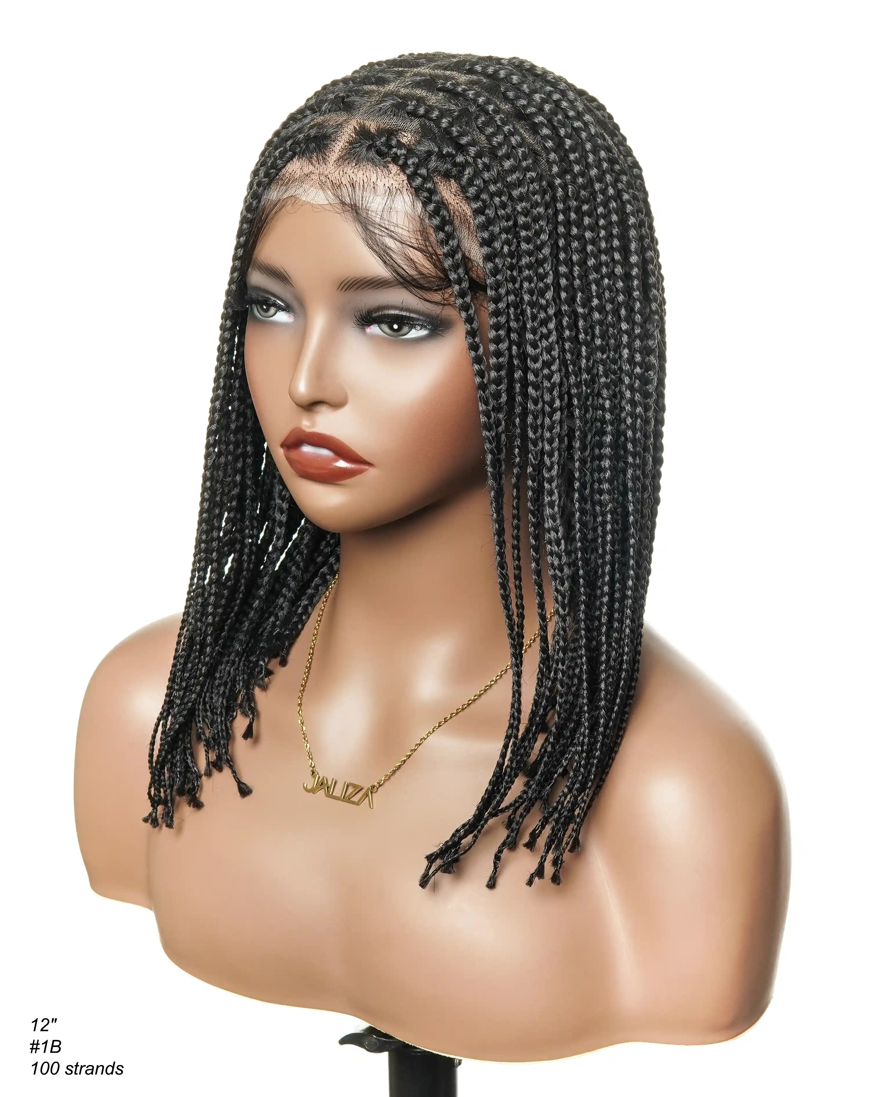 HD Full Lace Knotless Box Braided Wig