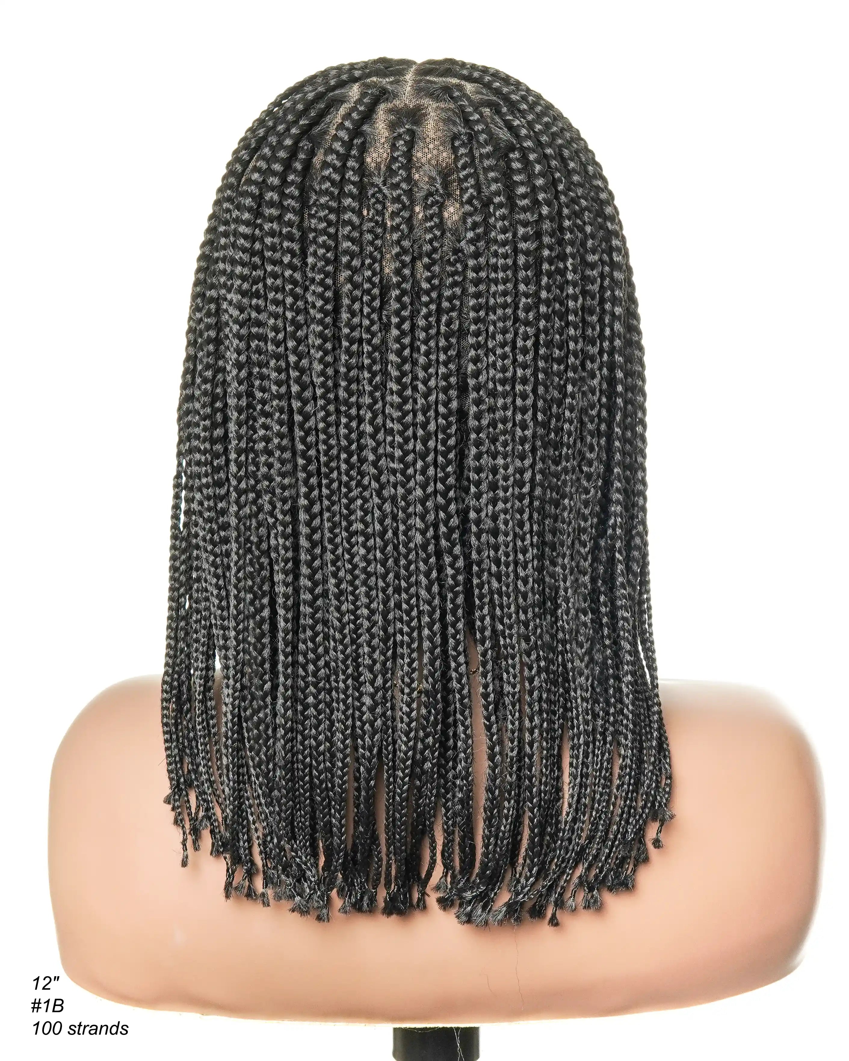 HD Full Lace Knotless Box Braided Wig