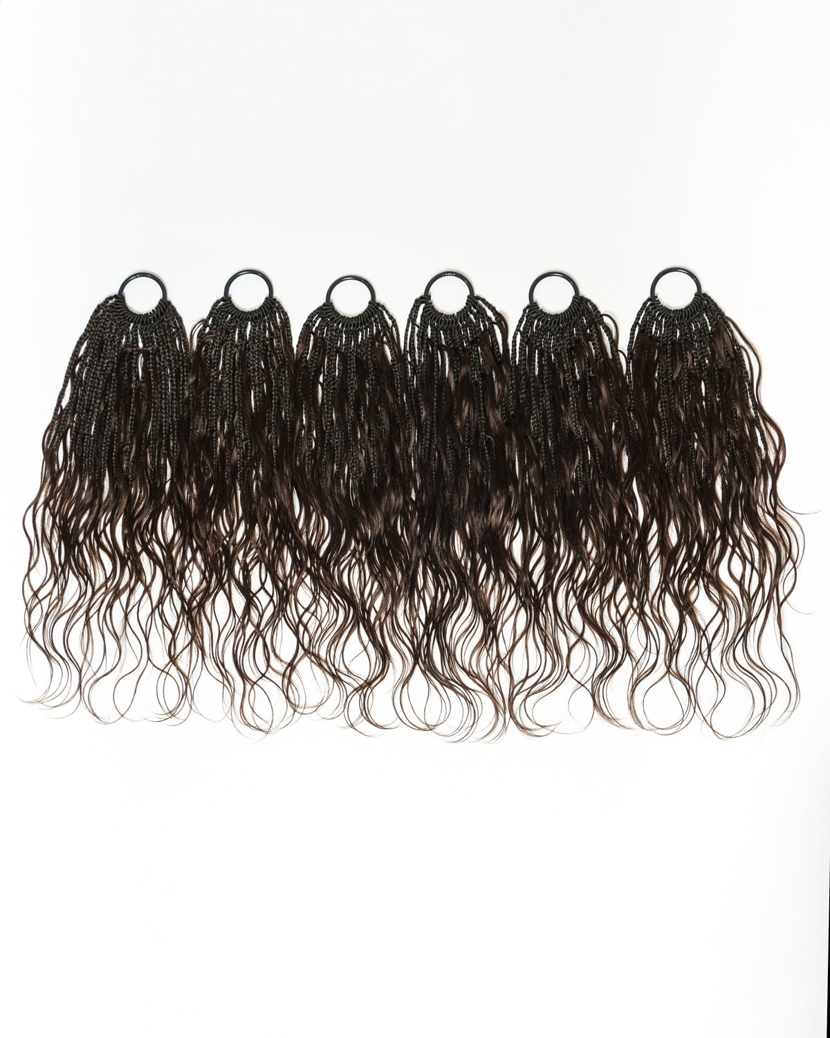 Custom Color Mix 12 Inch Body Wave Human Hair Boho Crochet Braids - Pre Loop