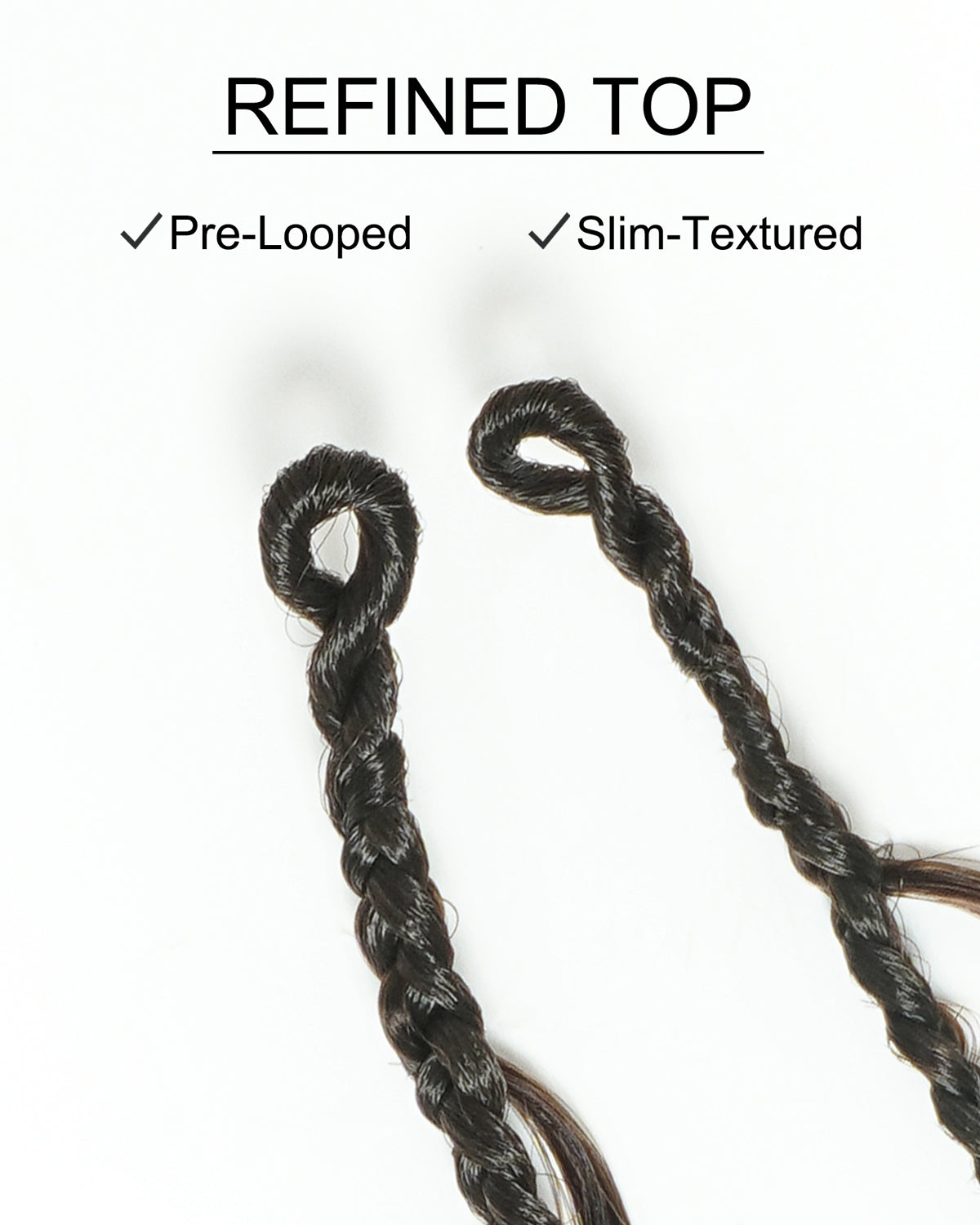 Custom Color Mix 12 Inch Body Wave Human Hair Boho Crochet Braids - Pre Loop