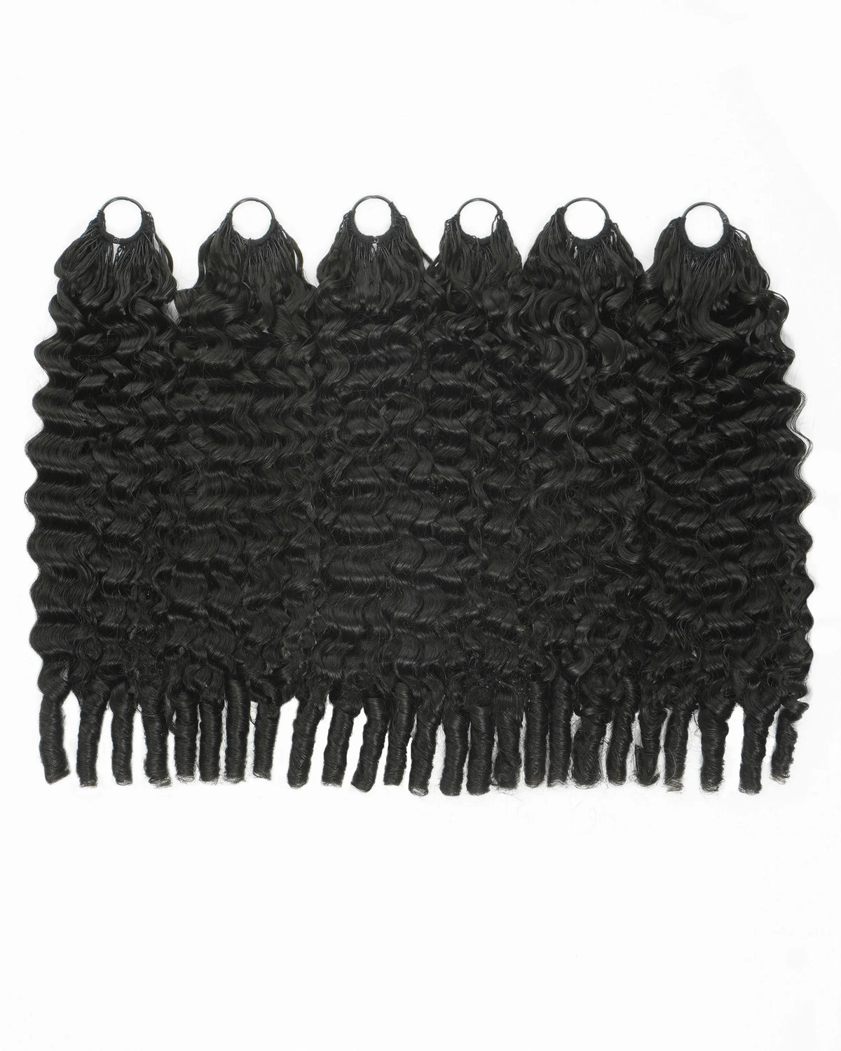 Human Hair Burmese Curls Crochet Hair For Miracle Knots Boho Braids