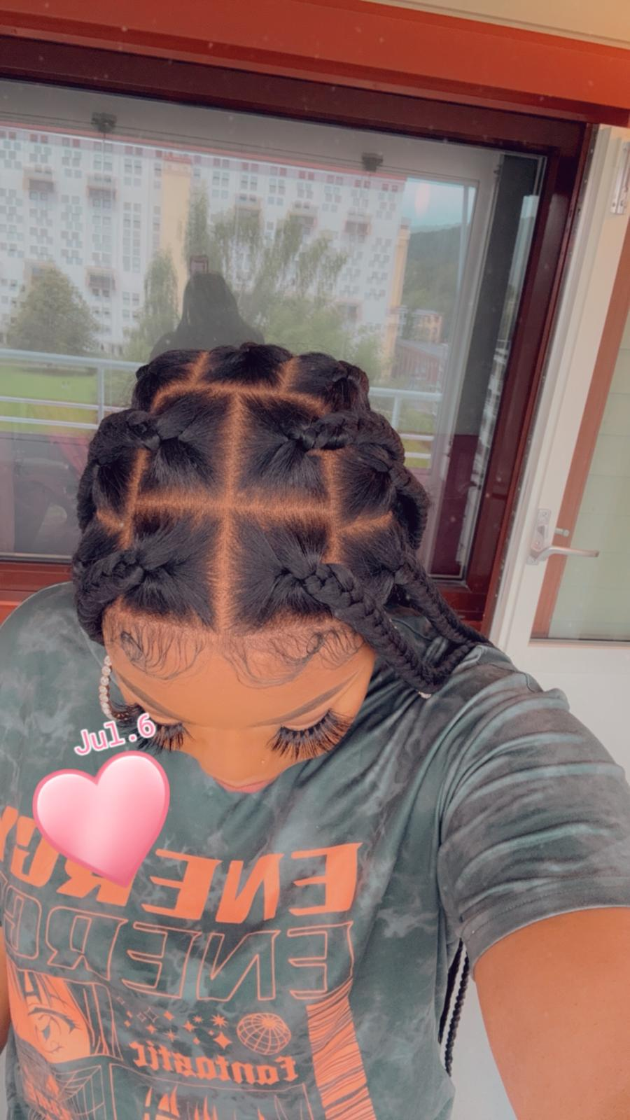 knotless jumbo box braided wig