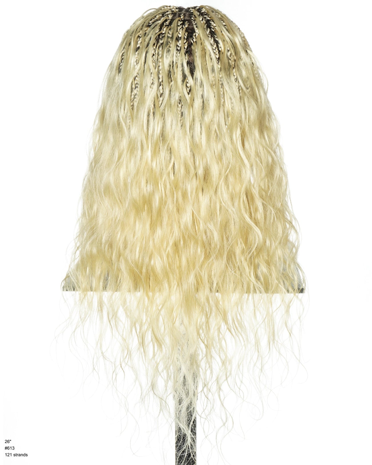 Michelle 26" 613 Blond Boho Box Braided Wig