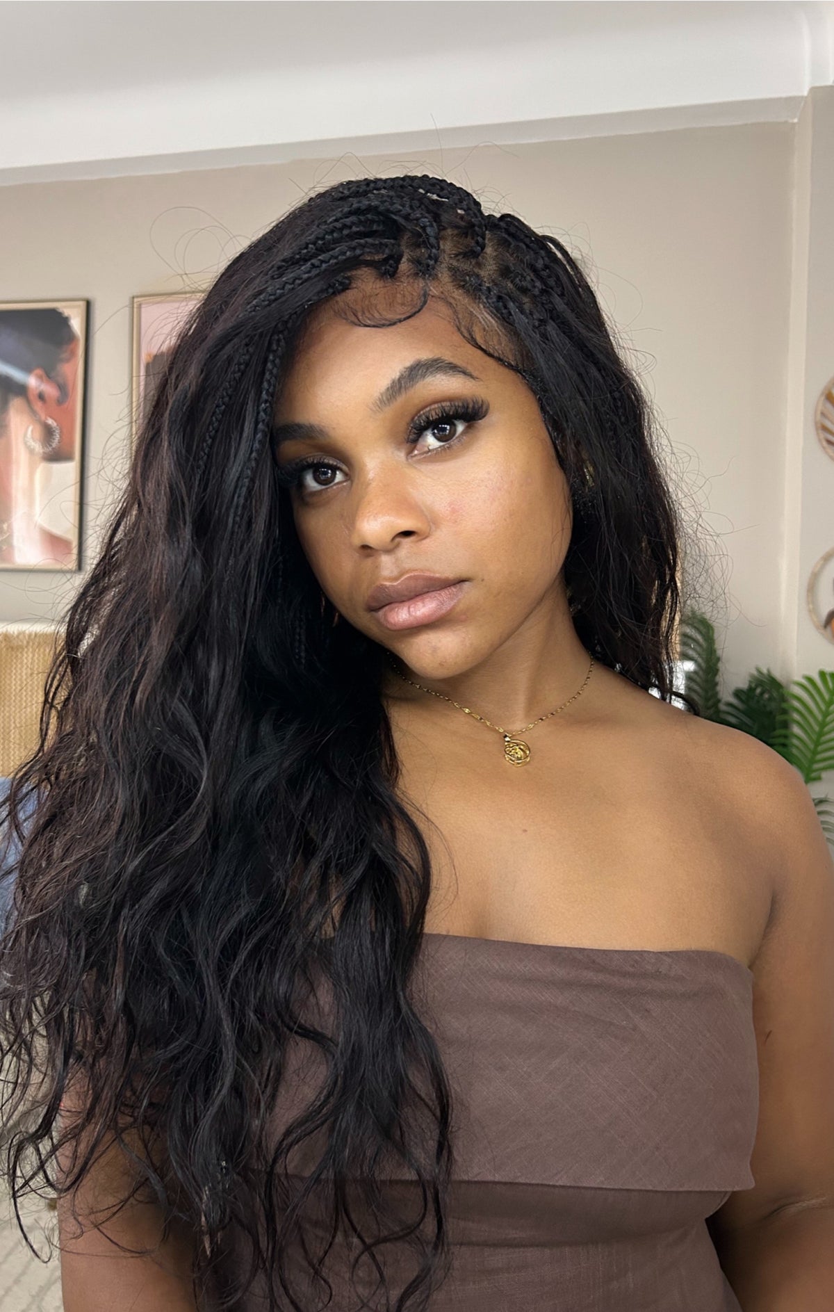 100% human hair boho braided wig - JALIZA Michelle 26 inches