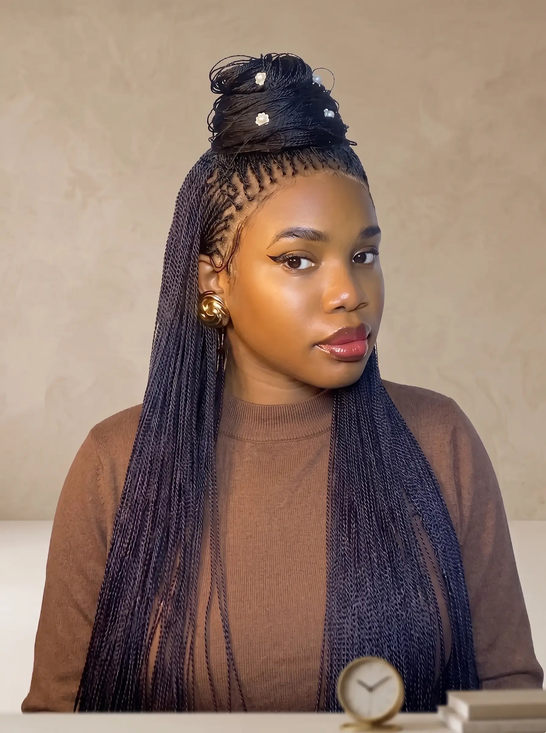 Mica - Micro Senegalese Twist Pre Bleached Swiss HD Full Lace