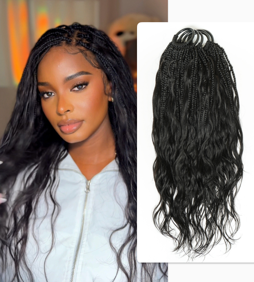 Human Hair Crochet Boho Braids Body Wave