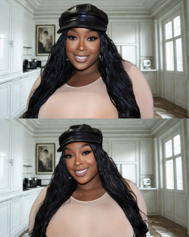 26" Glueless Boho Braids Band with Human Hair Body Wave Curls (Single Braid 22")