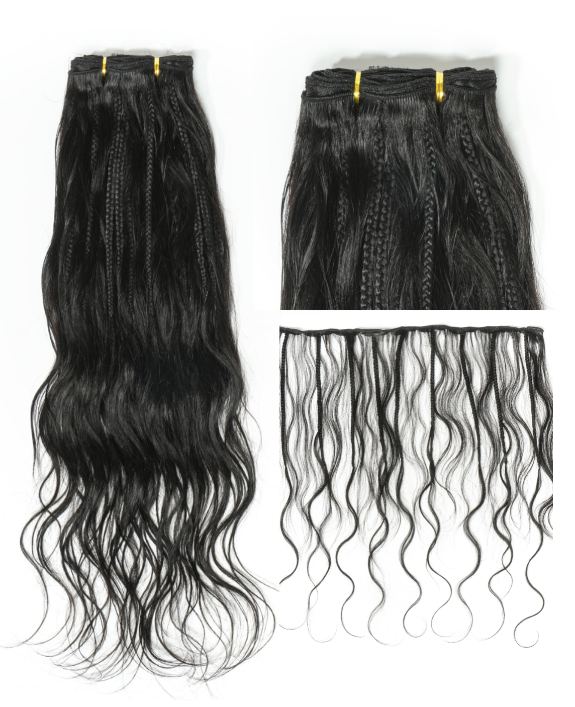 1-Hour Human Hair Miracle Braids Solution For Body Wave Style: Crochet Boho Braids/Hair + Boho Braids Wefts Bundle