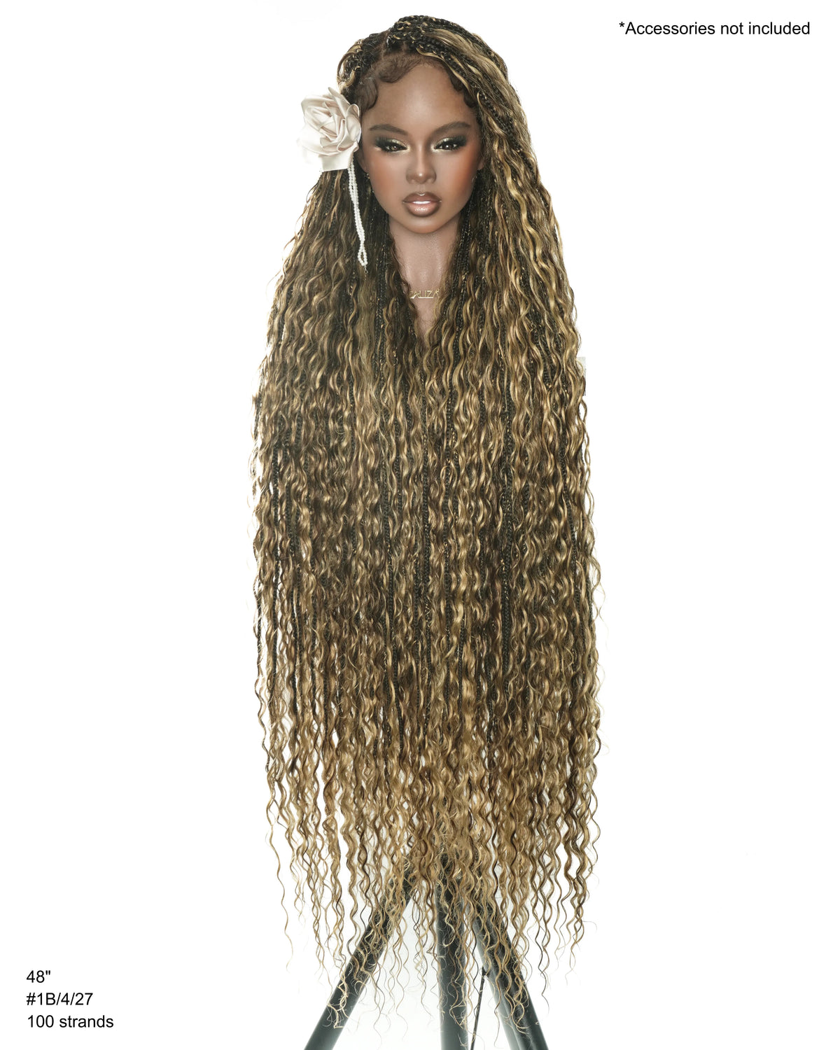 Celia Deep Wave 48" Full Lace Bora Bora Boho Box Braided Wig