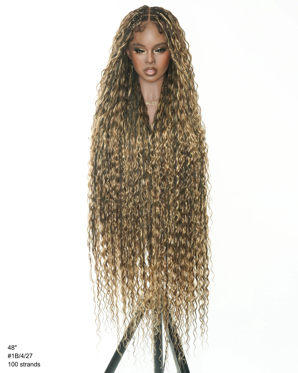 Celia Deep Wave 48" Full Lace Bora Bora Boho Box Braided Wig