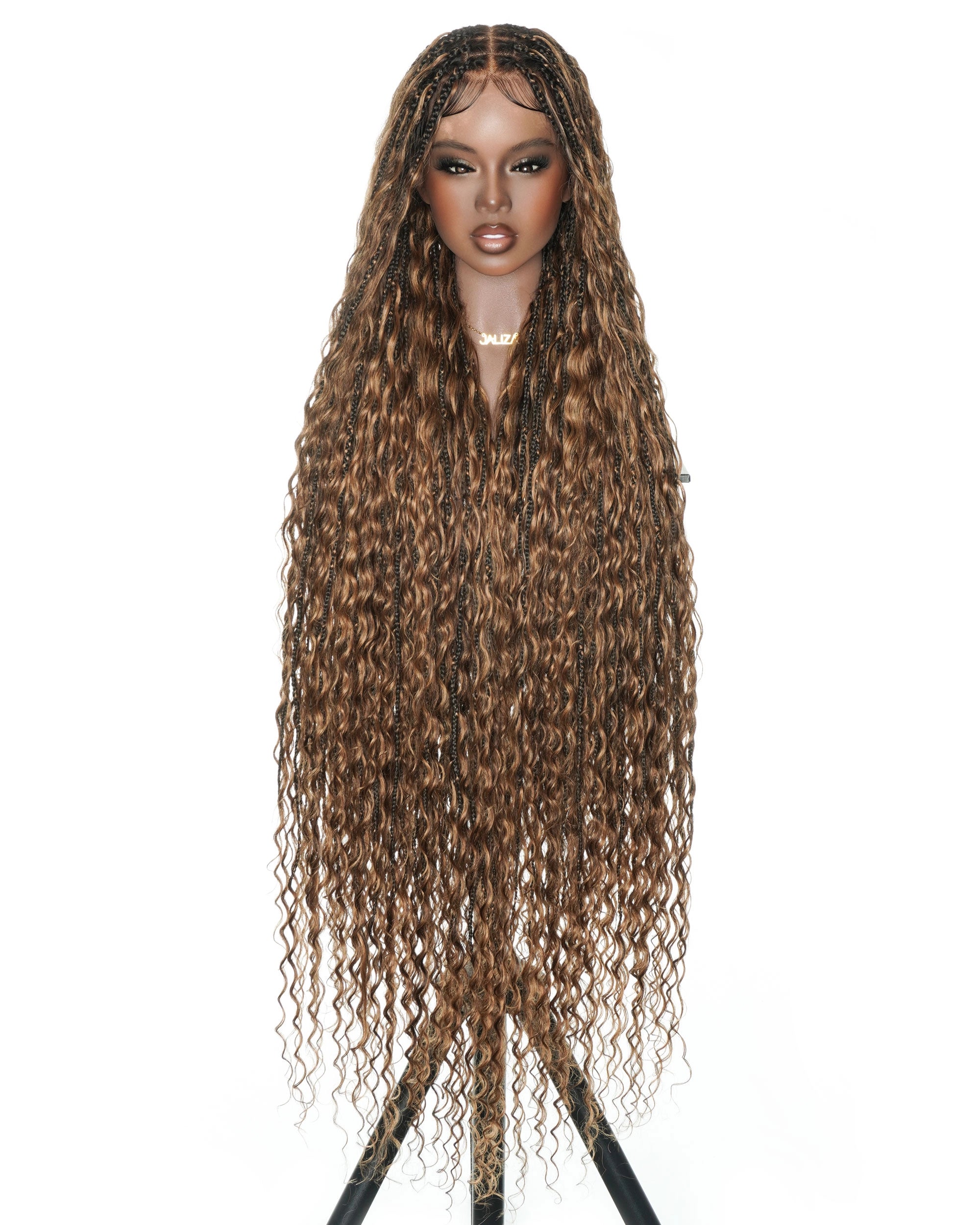 Celia Deep Wave 48" Full Lace Bora Bora Boho Box Braided Wig