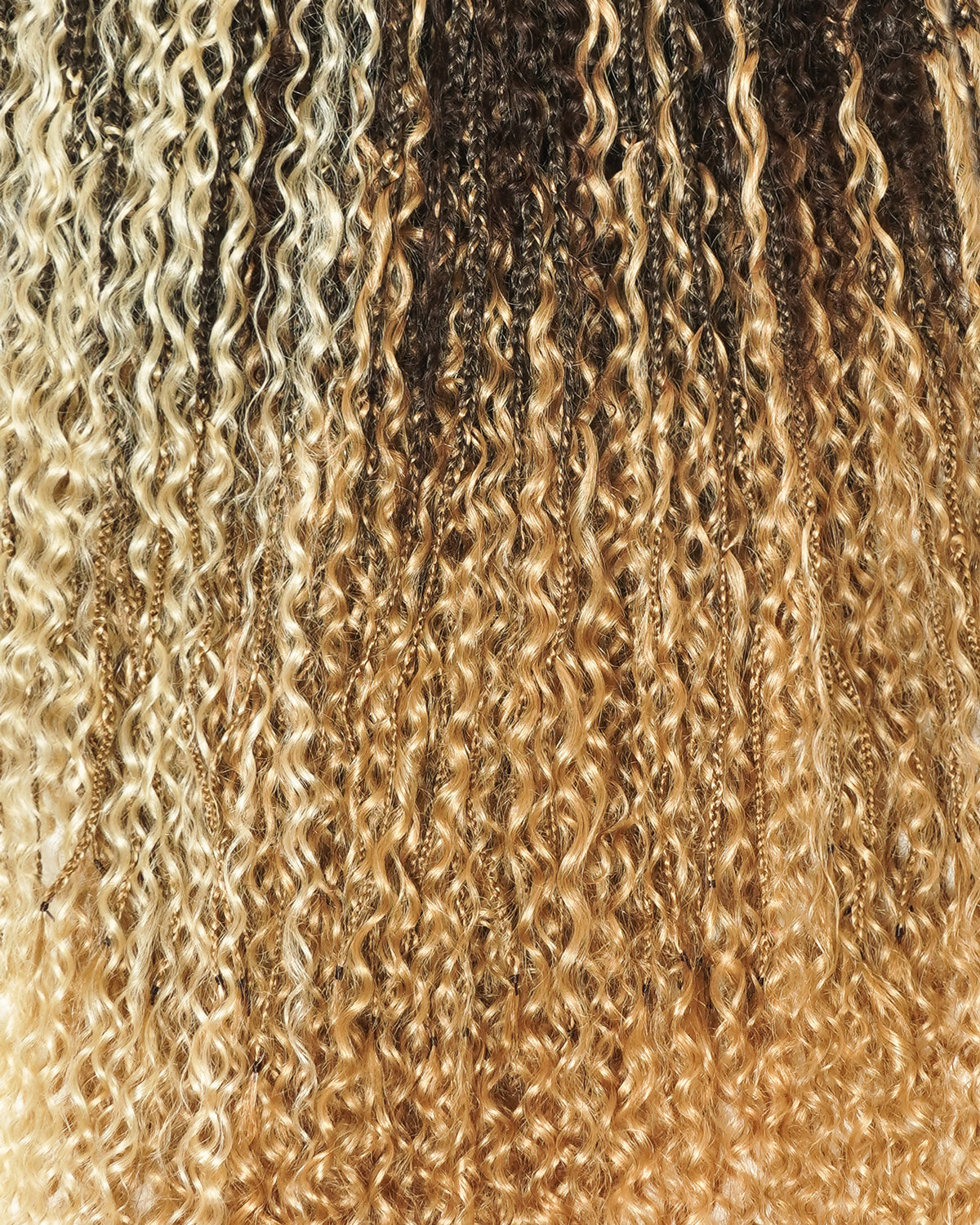 30" Mix Color #4/27 613 Crochet Boho Box Braids - Solana Style (110 Strands/pack)