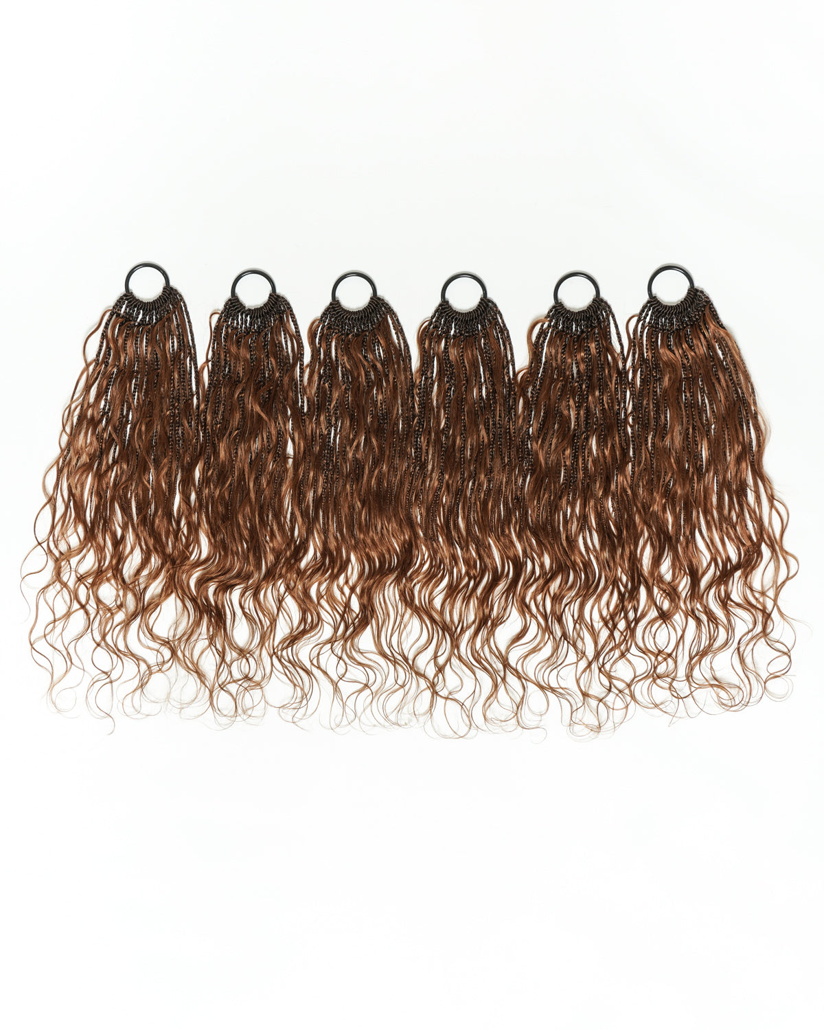18" Bora Bora Crochet Braids With Loose Body Wave Human Hair Boho Curls 120 Strands/Pack