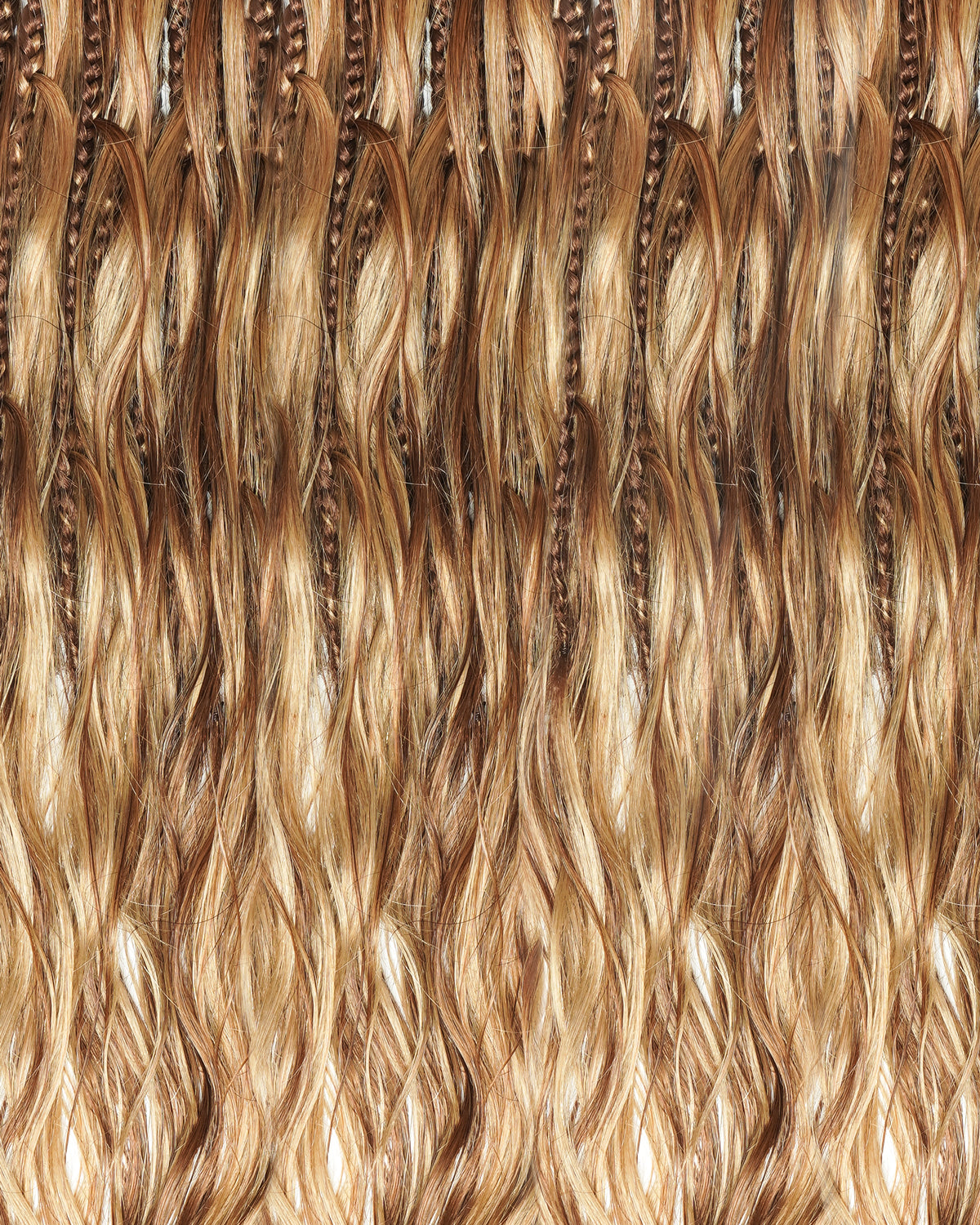 Custom Color Mix 12 Inch Body Wave Human Hair Boho Crochet Braids - Pre Loop