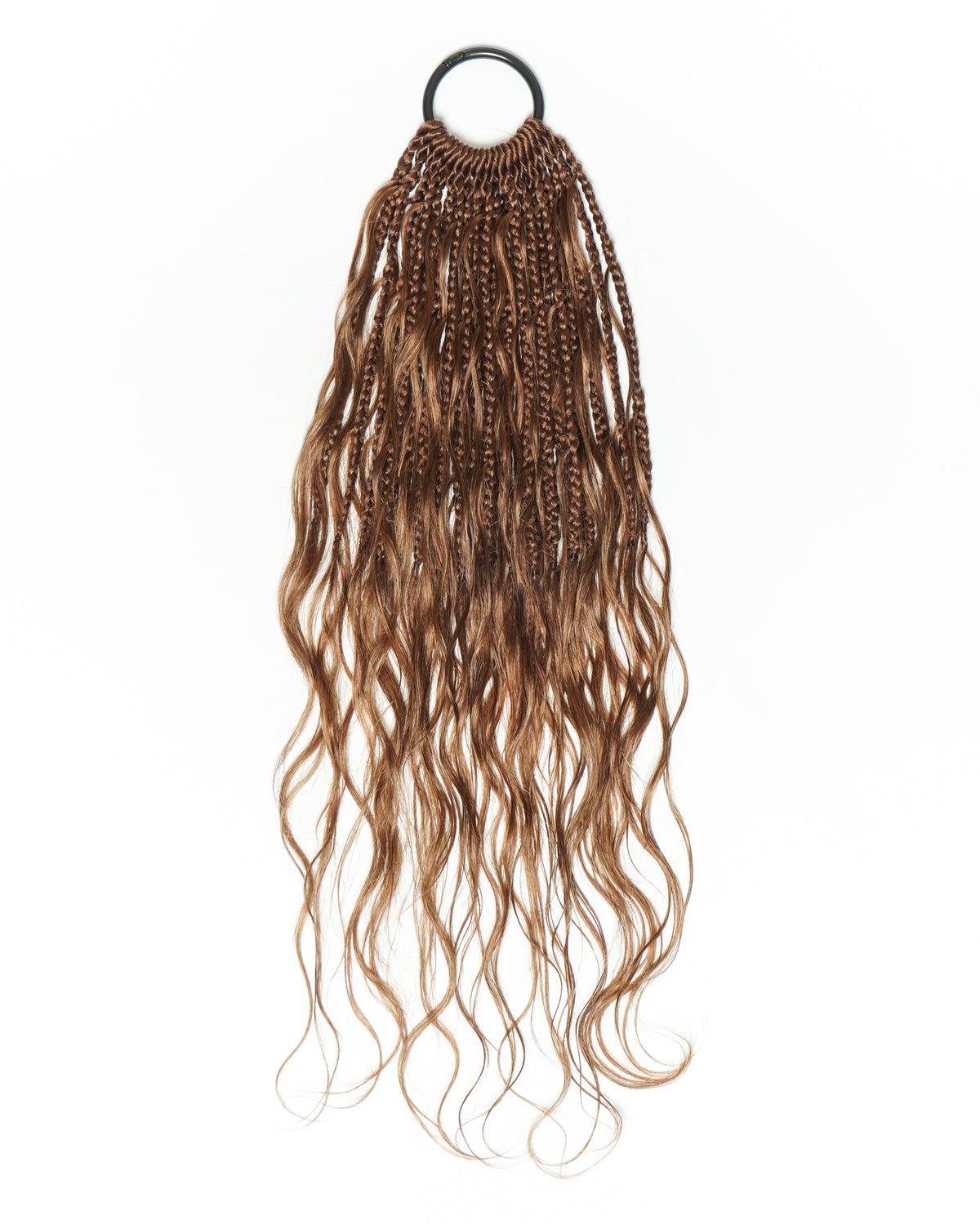 Small Pack 20 Strands Crochet Boho Braids - 12"-30" Deep Wave Human Hair Boho Curls ($20 Off as Add-On)