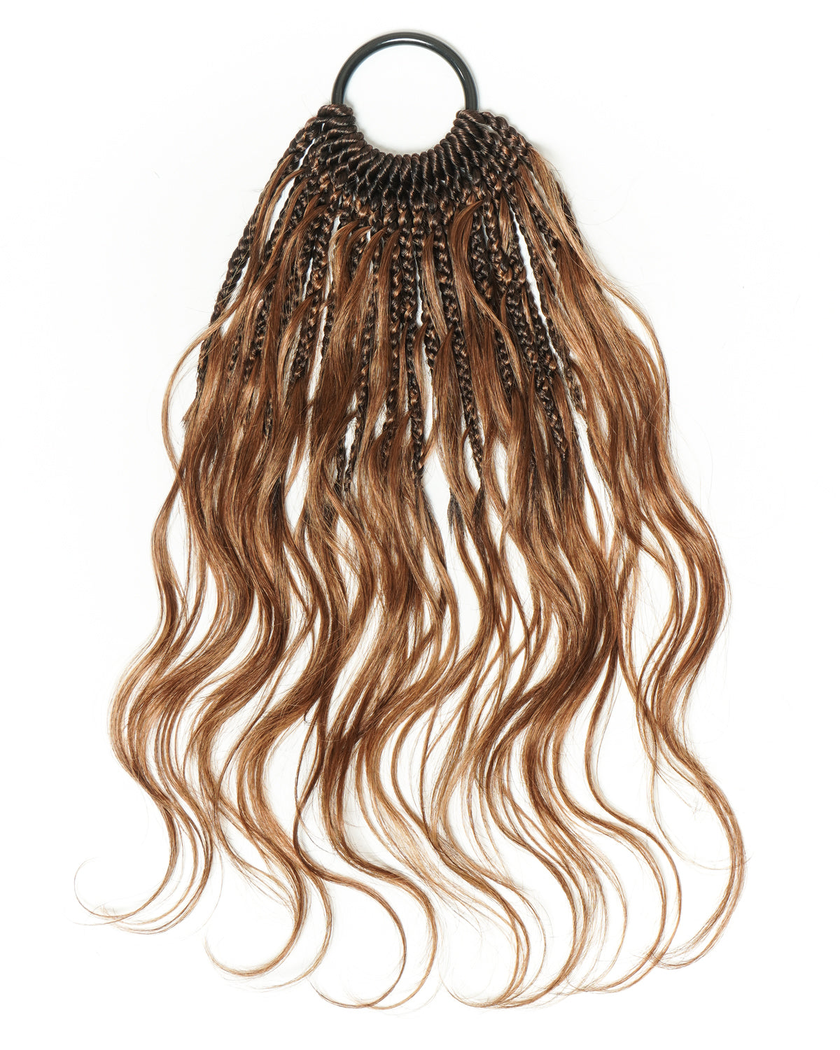 Custom Color Mix 24 Inch Body Wave Human Hair Boho Crochet Braids - Pre Loop