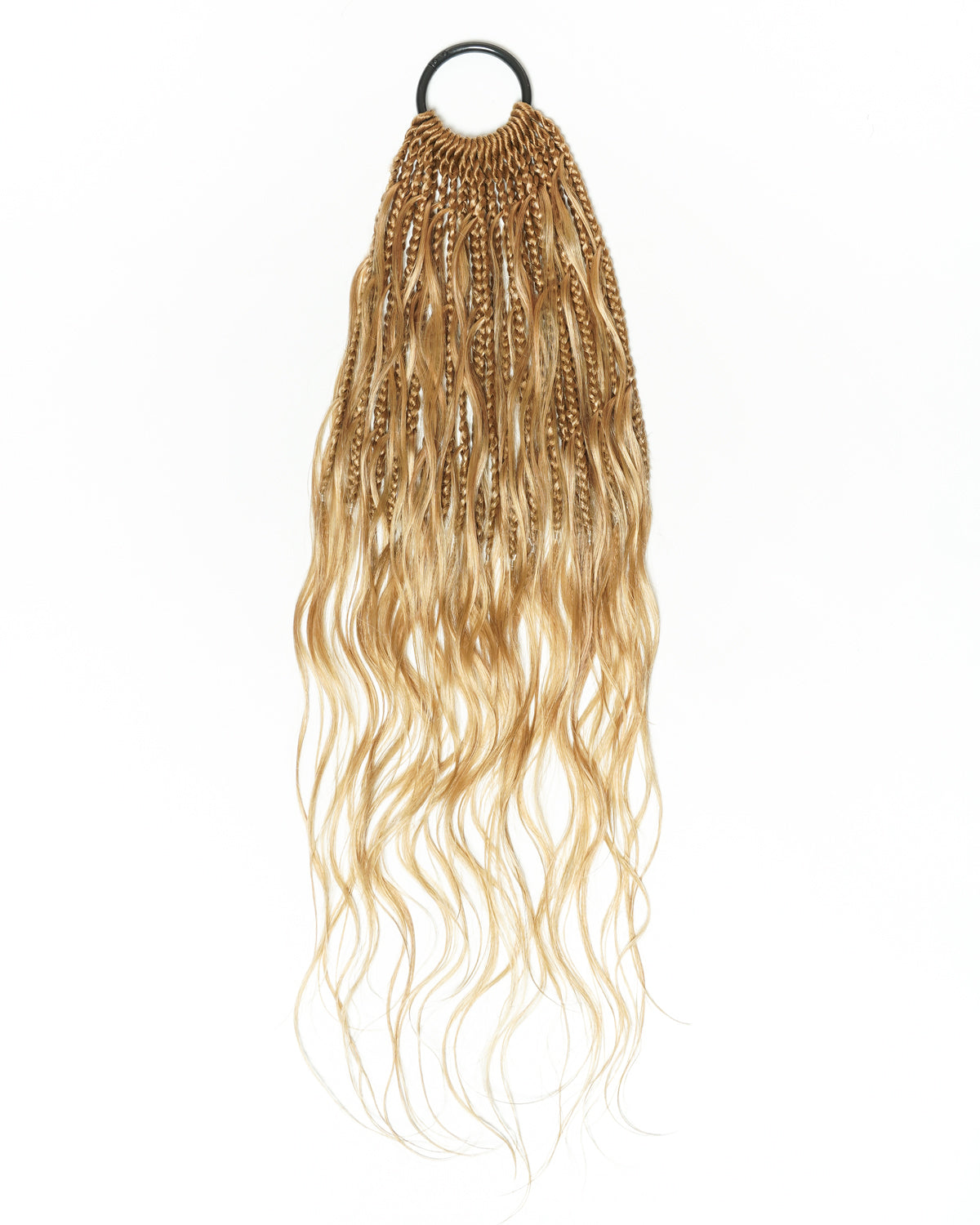 Custom Color Mix 12 Inch Body Wave Human Hair Boho Crochet Braids - Pre Loop