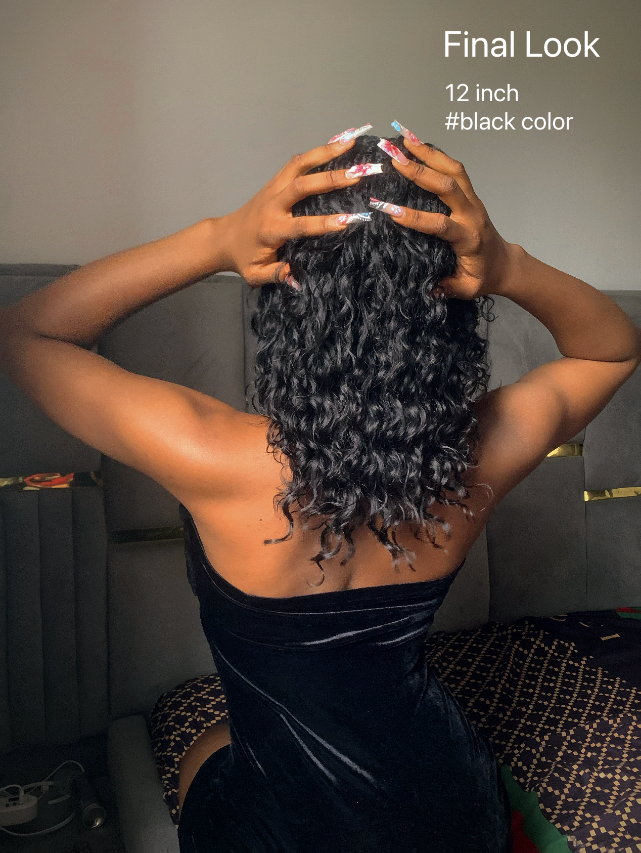 12"-30" Crochet Boho Braids With Human Hair Curls 100 Strands/Pack Deep Wave