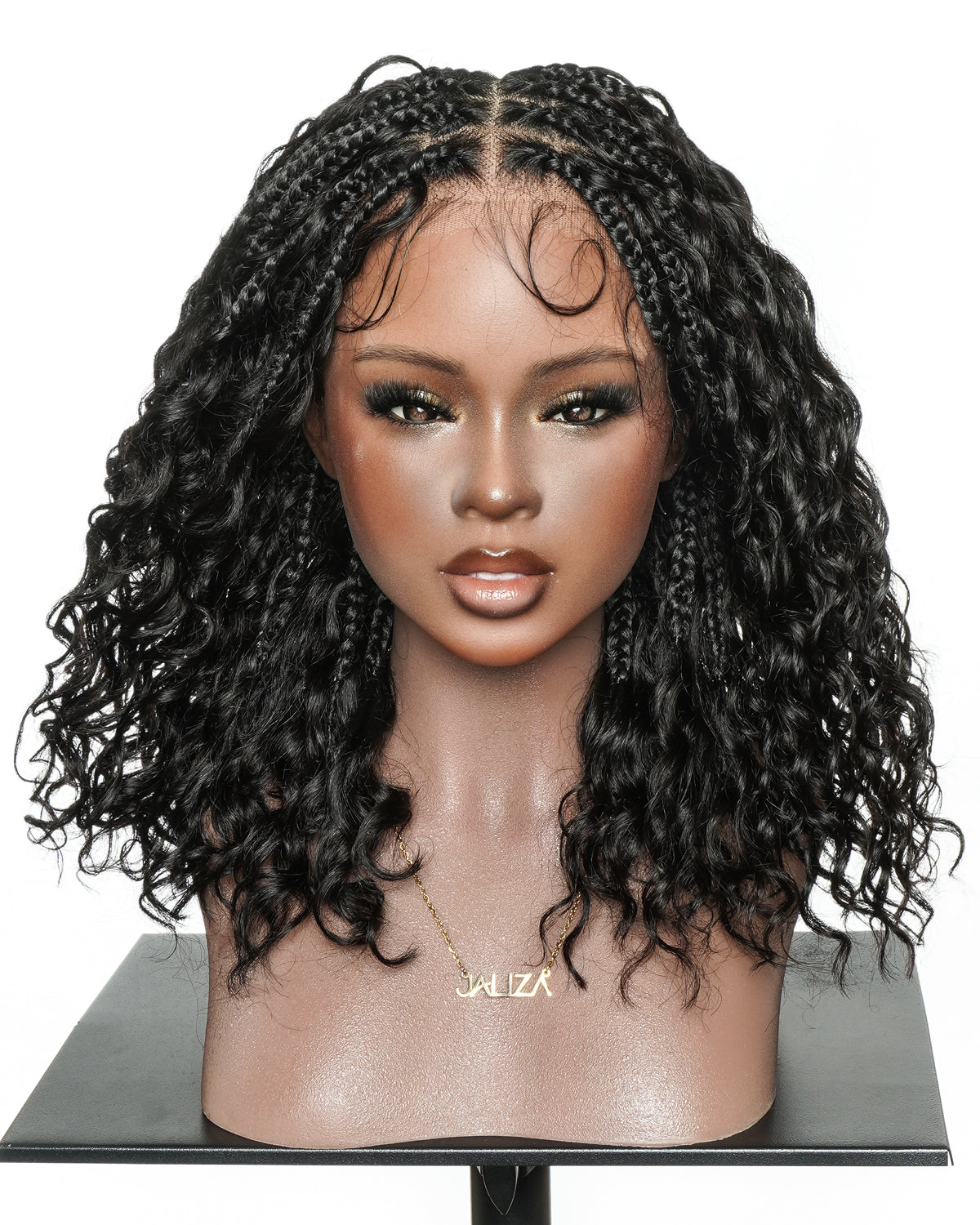 14 Inch Swiss HD Full Lace Boho Box Braided Wig