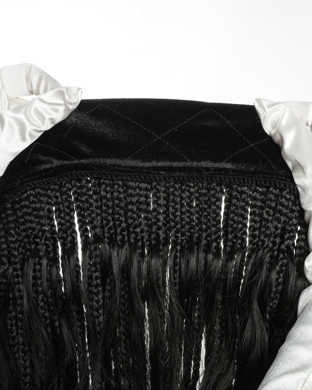 26" Glueless Boho Braids Band with Human Hair Body Wave Curls (Single Braid 22")