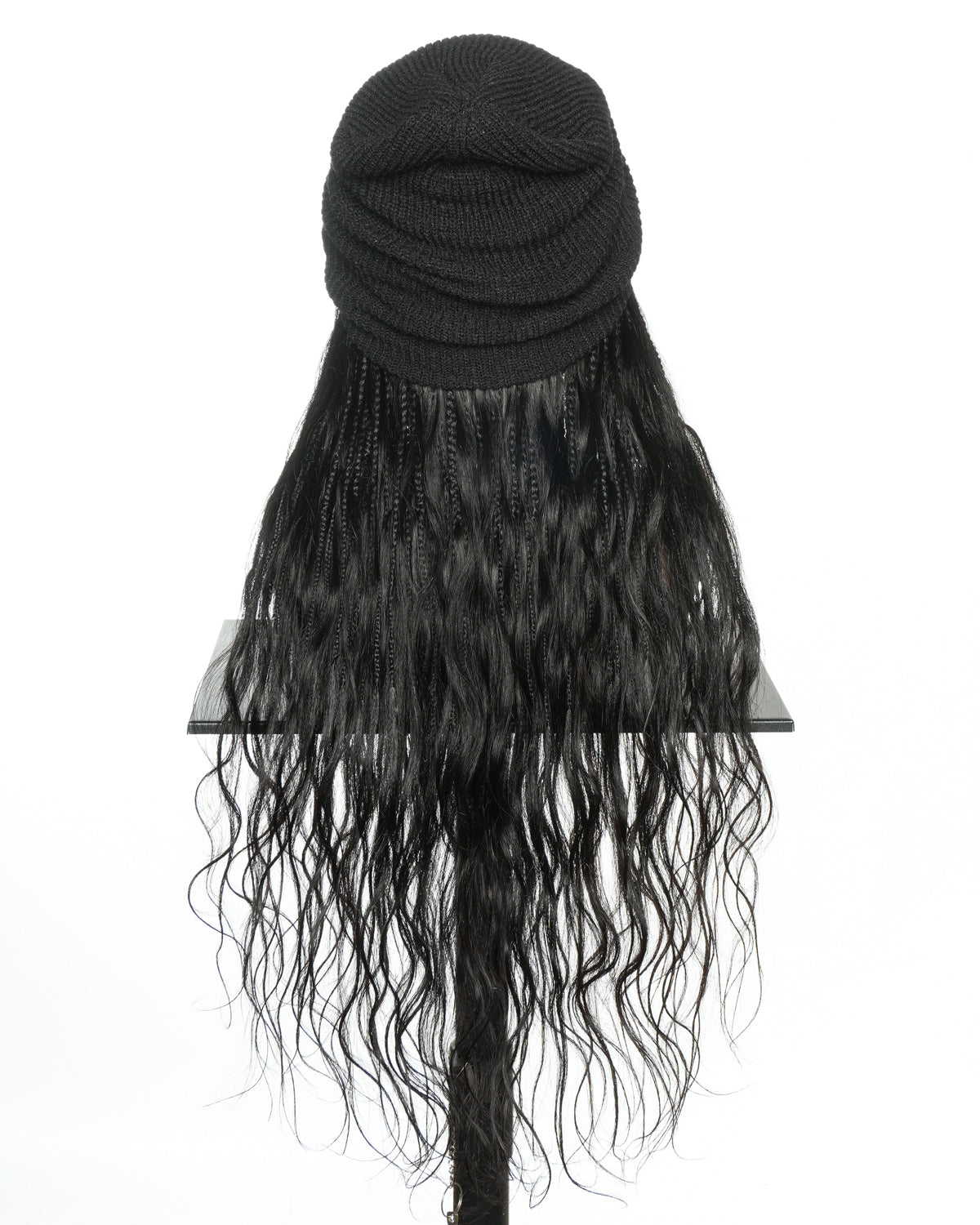 26" Glueless Boho Braids Band with Human Hair Body Wave Curls (Single Braid 22")