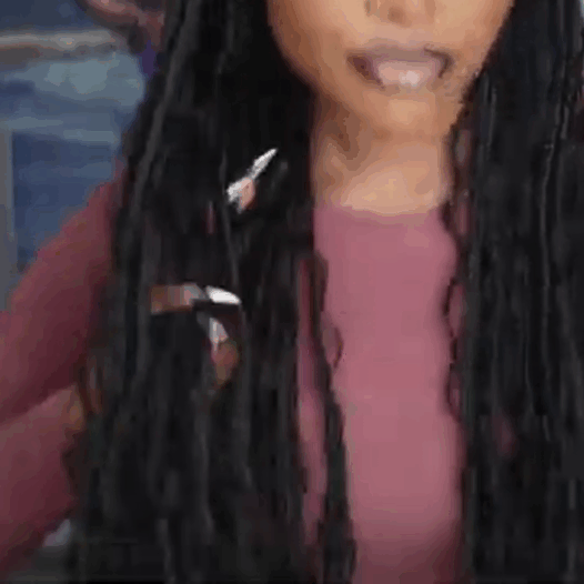 TikTok Lana Recommend: 36" Human Hair Boho Curls HD Lace Knotless Box Braided Wig Full Hand-tied - Human Baby Hair