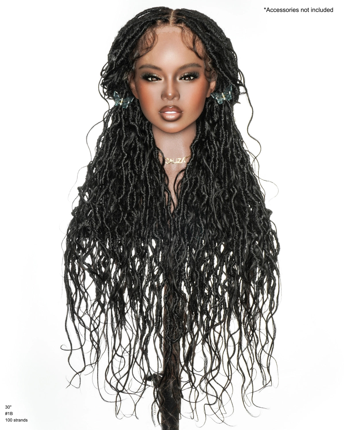 The Ultimate 30" Goddess Aesthetic: Glueless Boho Locs HD Full Lace Wig