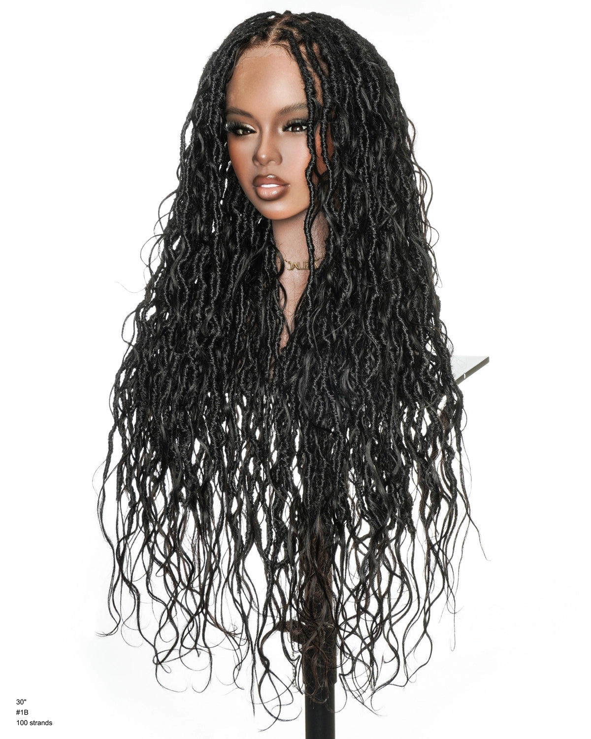 The Ultimate 30" Goddess Aesthetic: Glueless Boho Locs HD Full Lace Wig