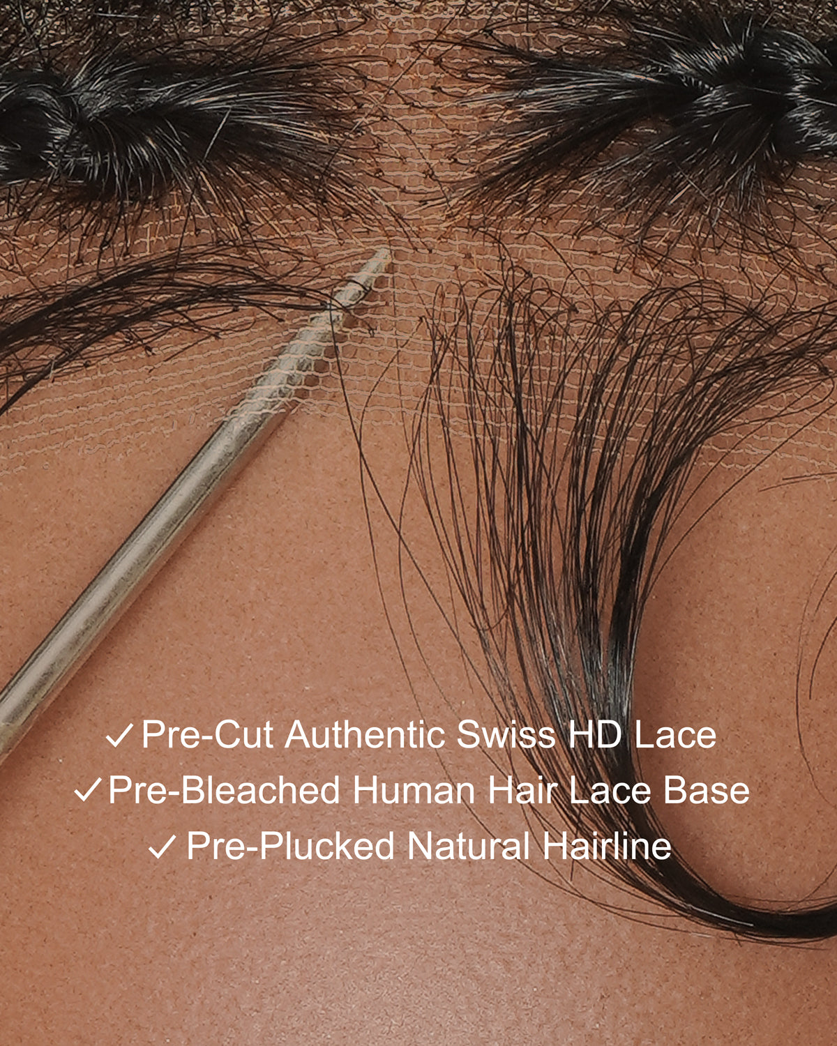 Michelle - Salon-Style Braided Wig Bora Bora Human Hair Body Wave Pre Bleached Swiss HD Full Lace Boho Box Braids