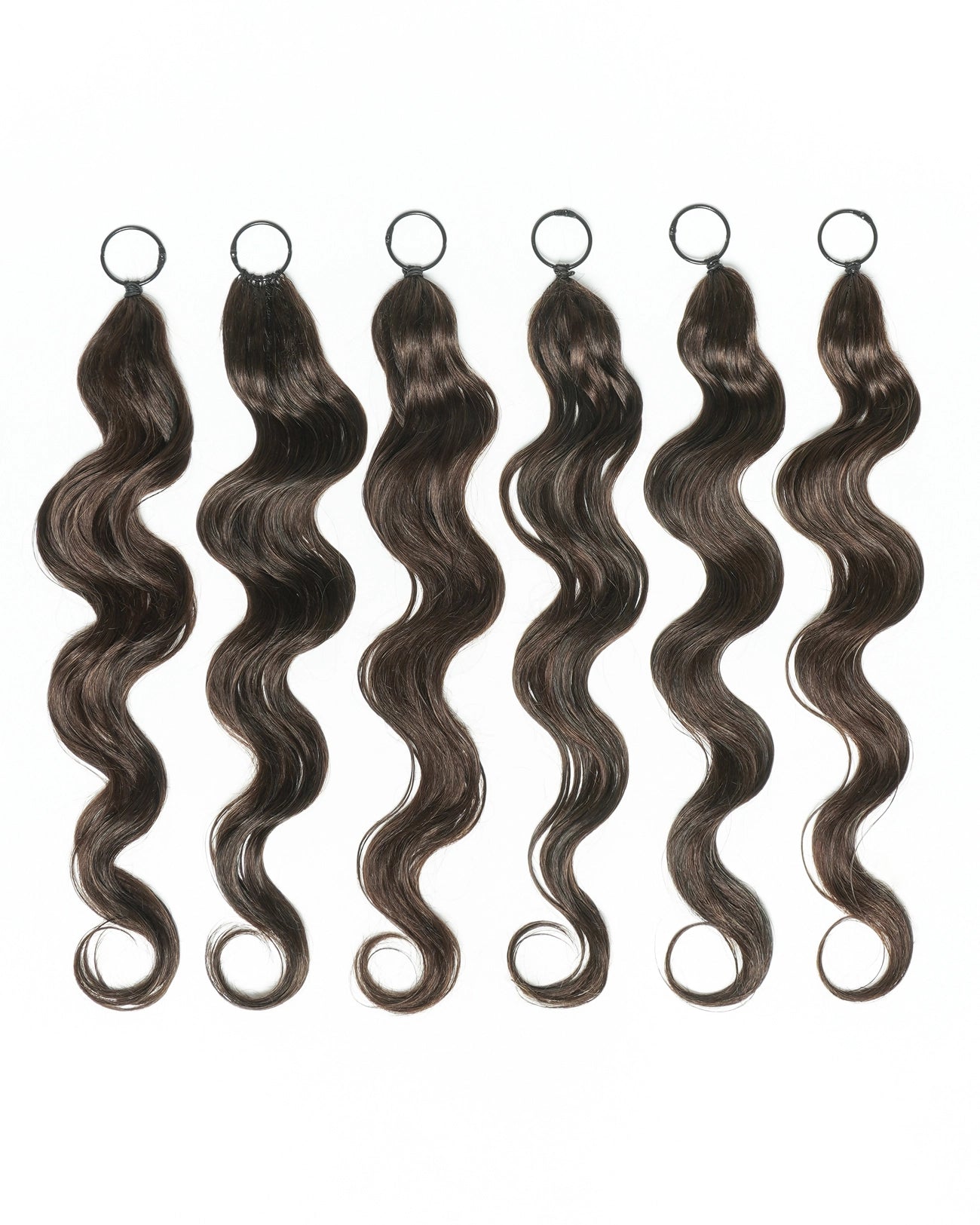 18" 100% Hand-Made Human Hair Feather Crochet Hair For Miracle Knots Hair Extensions