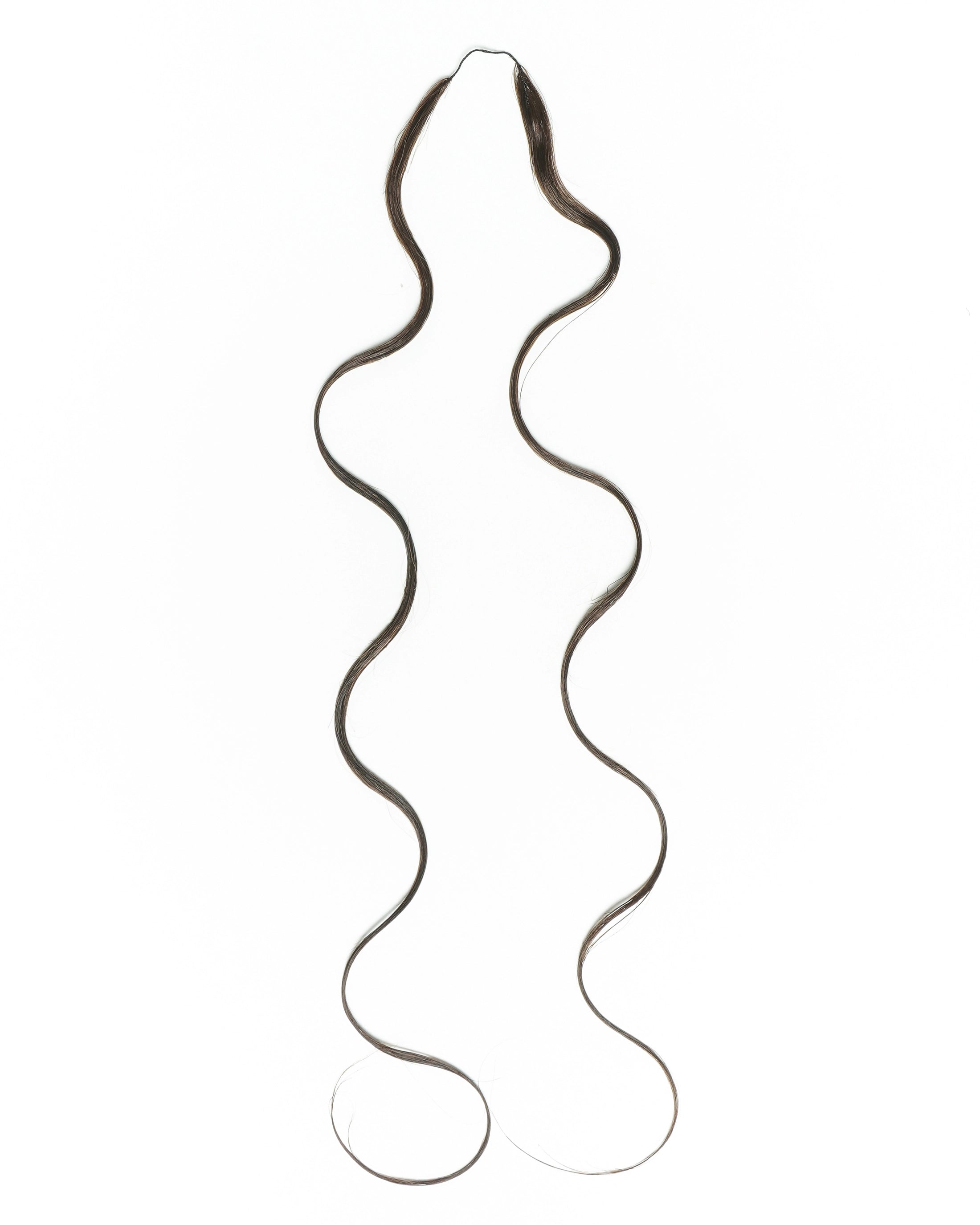 18" 100% Hand-Made Human Hair Feather Crochet Hair For Miracle Knots Hair Extensions