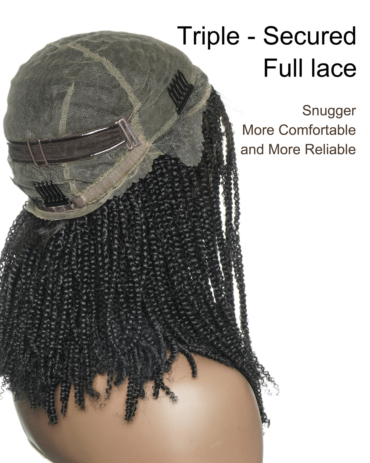 Pona - 14" Micro Passion Twist Swiss HD Full Lace Braided Wig
